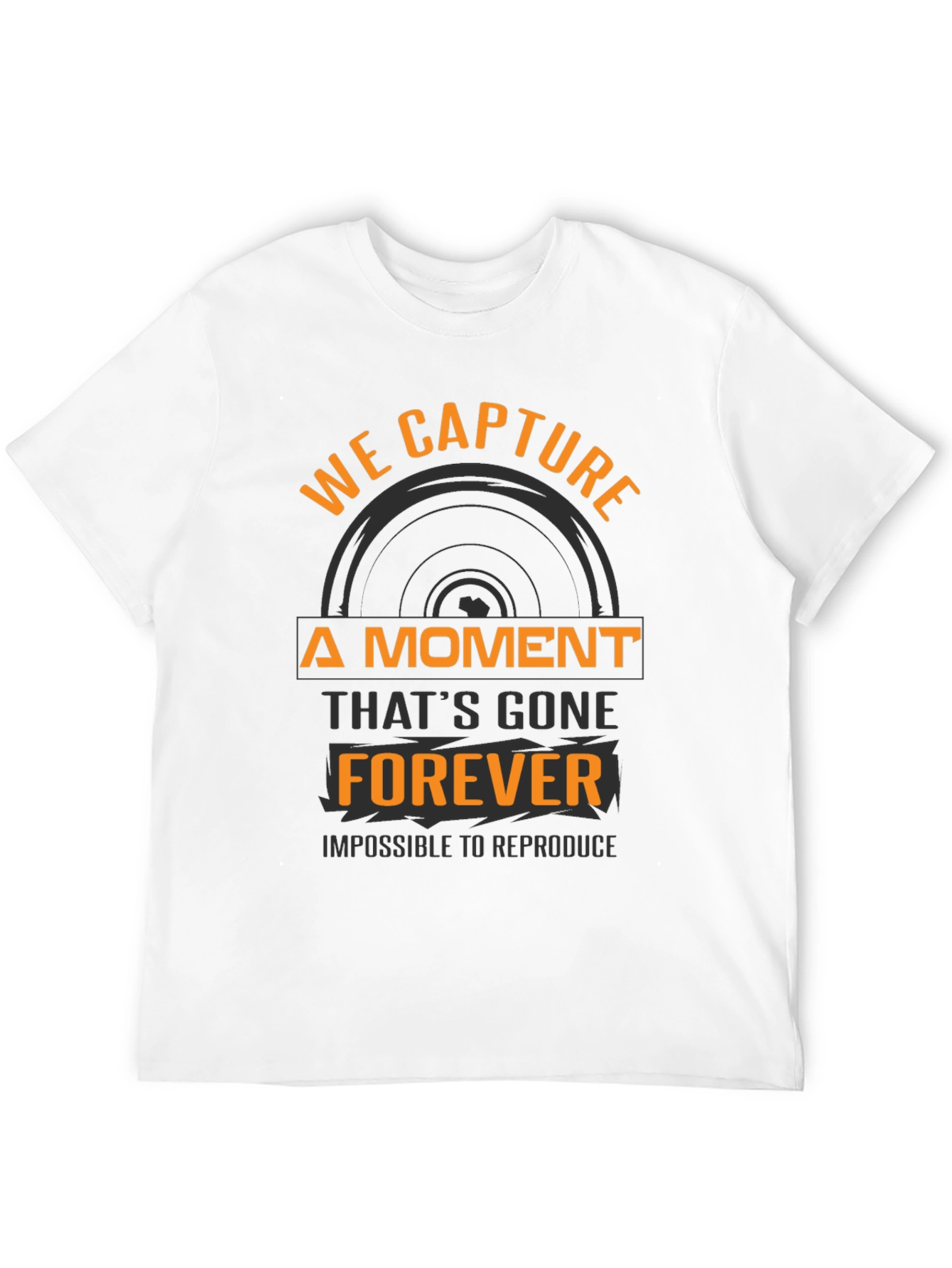 Capture the Moment Black Graphic Tee