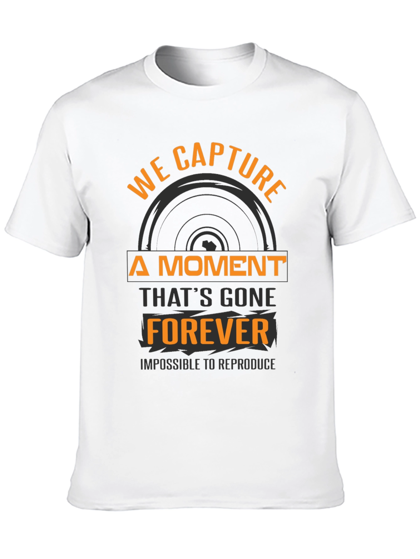 Capture the Moment Black Graphic Tee