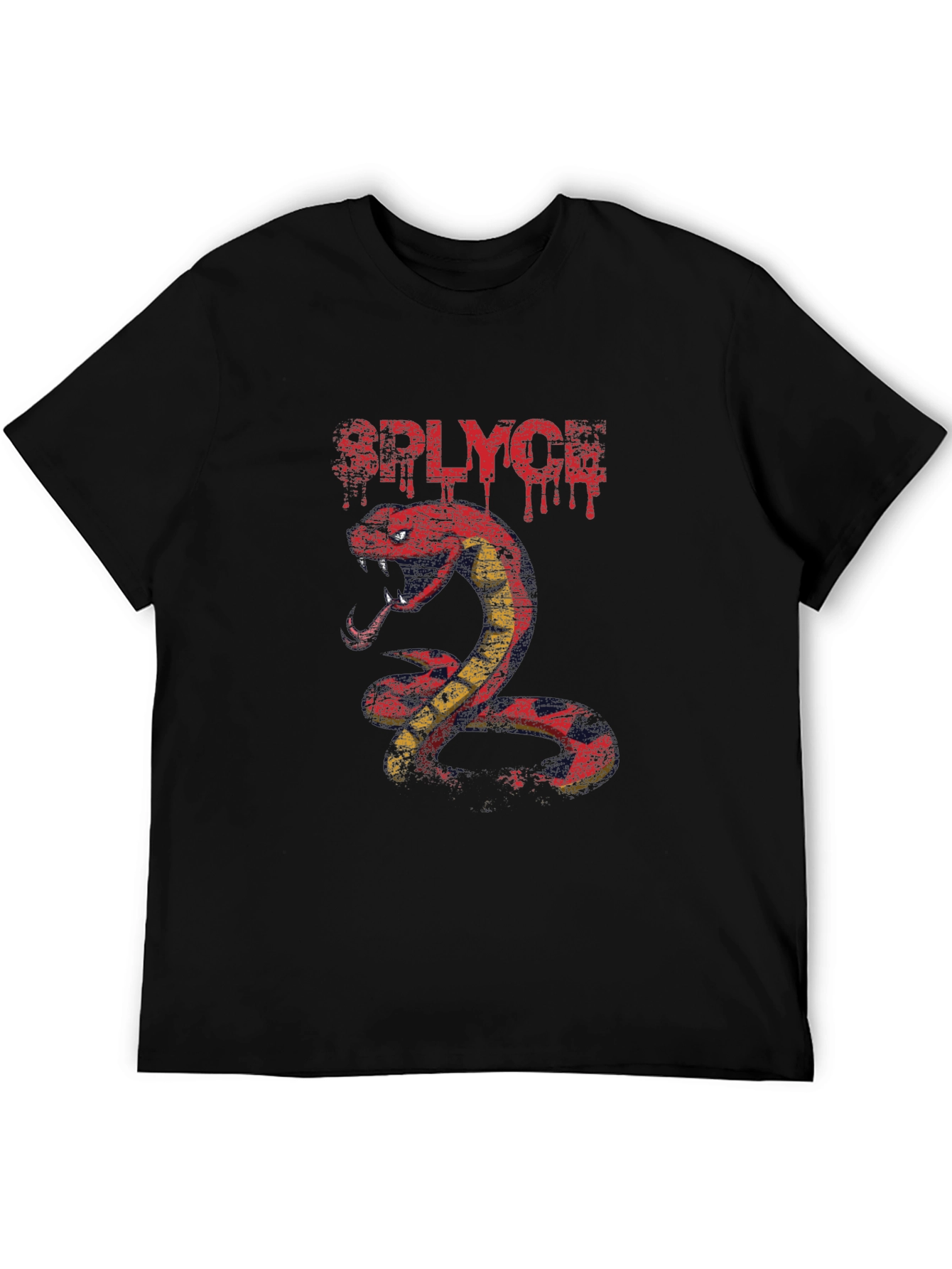 RPLYCH Snake Graphic Print T-Shirt