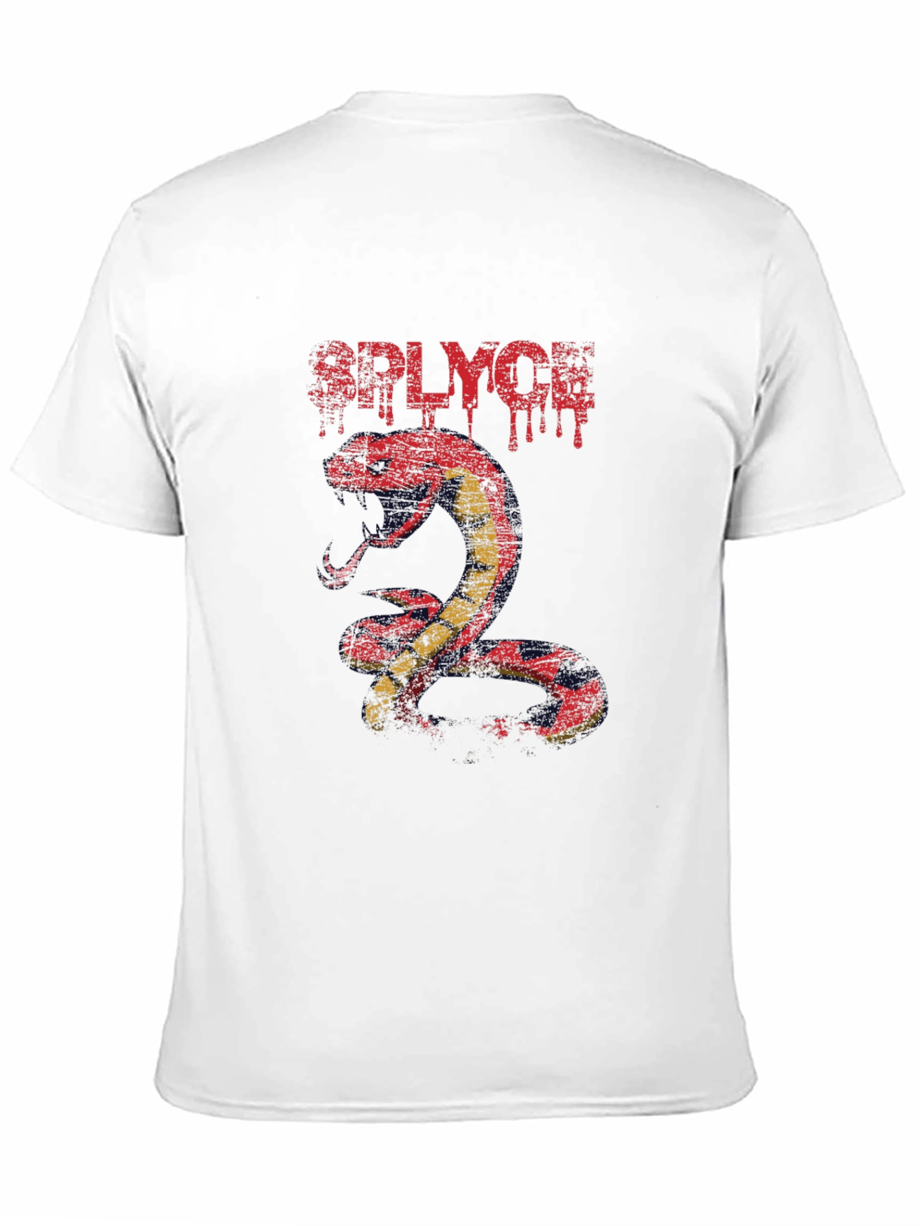RPLYCH Snake Graphic Print T-Shirt