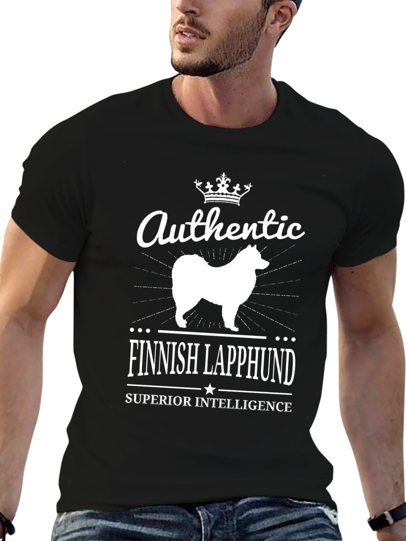 Authentic Finnish Lapphund Superior Intelligence Tee