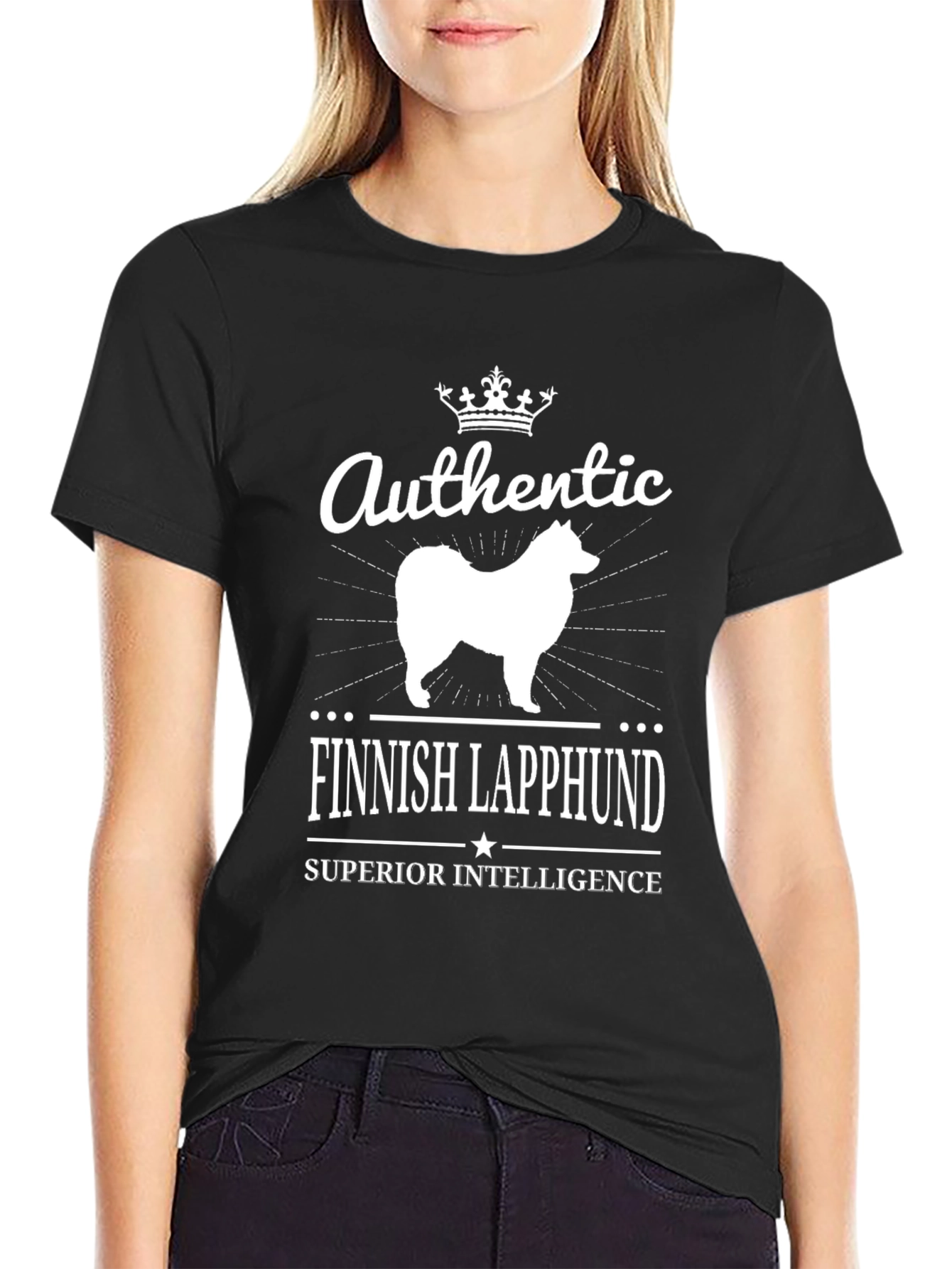 Authentic Finnish Lapphund Superior Intelligence Tee