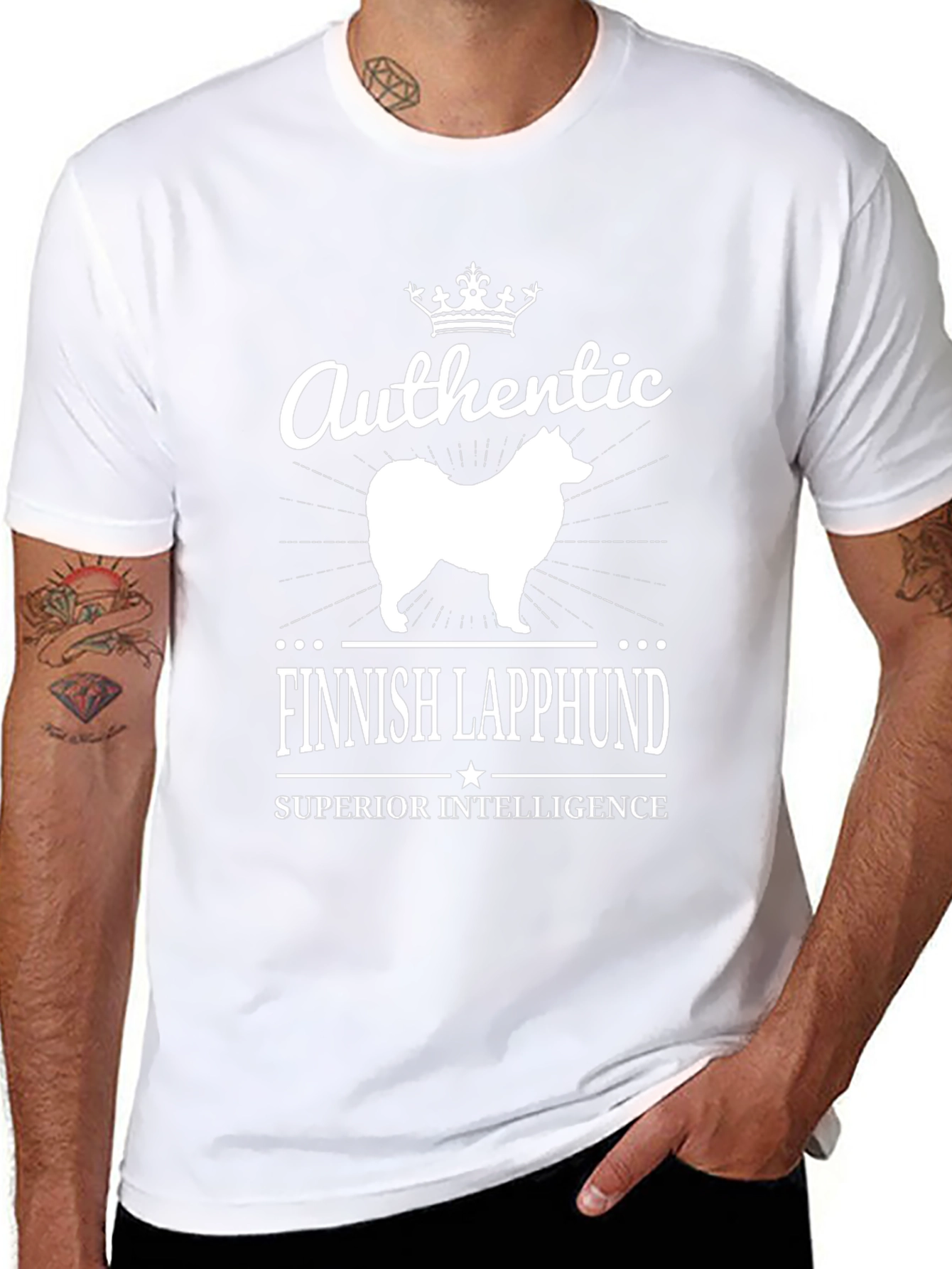 Authentic Finnish Lapphund Superior Intelligence Tee