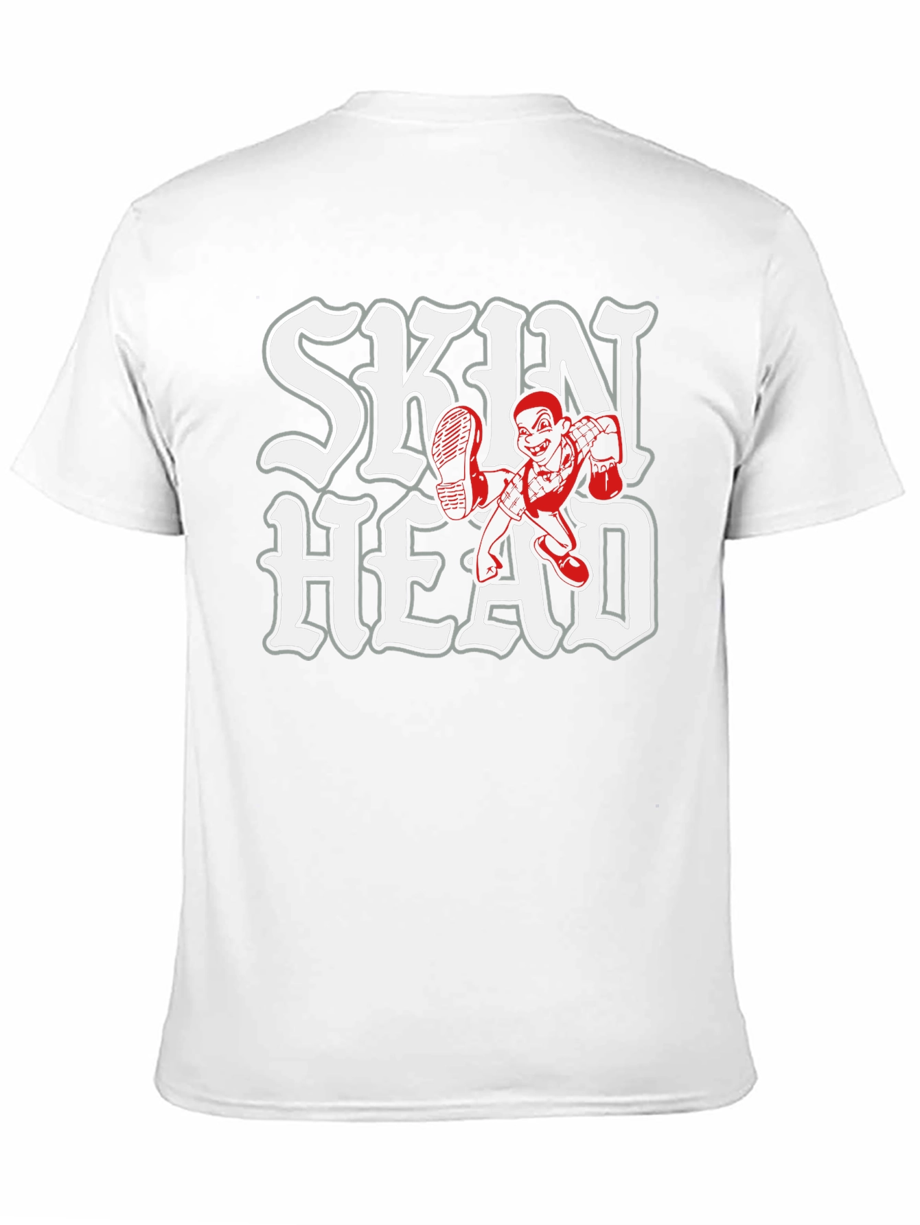 Skinhead Black T-Shirt - Bold Graphic Tee