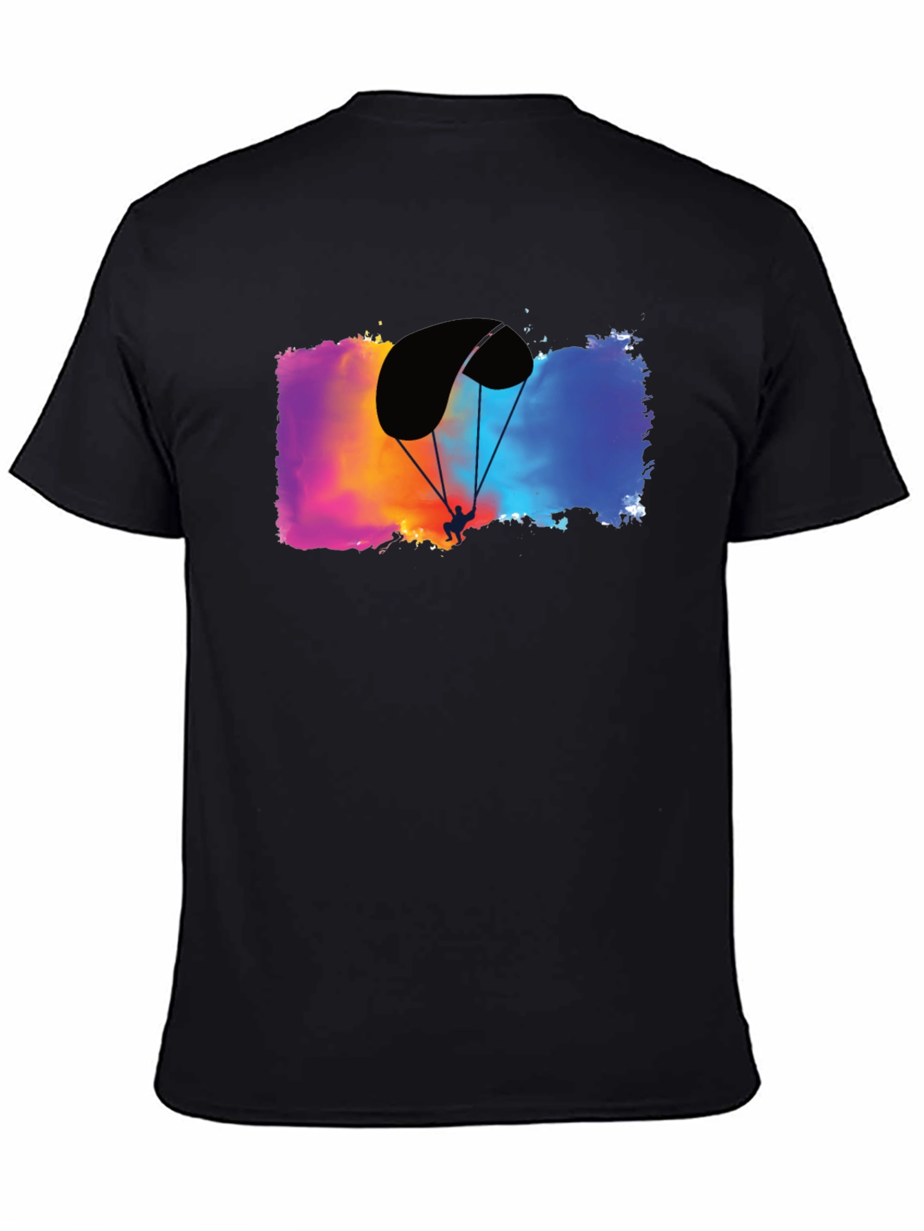 Paragliding Adventure T-Shirt - Black