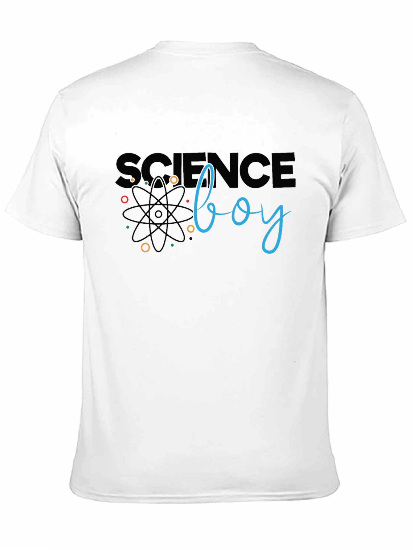 Science Boy Black Graphic T-Shirt