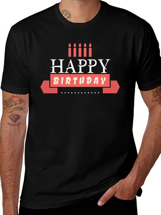 Happy Birthday Graphic T-Shirt - Stylish Party Tee