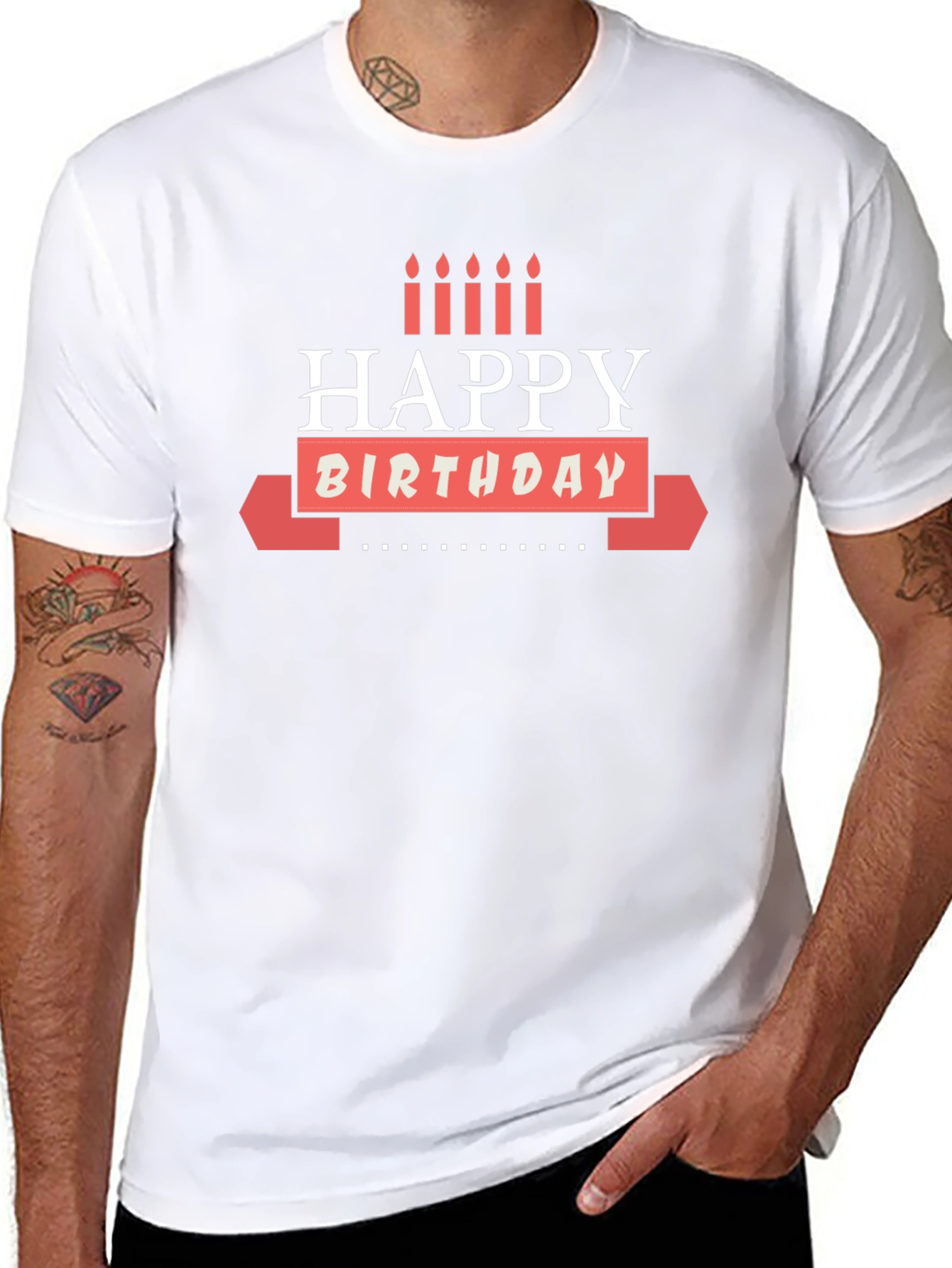 Happy Birthday Graphic T-Shirt - Stylish Party Tee