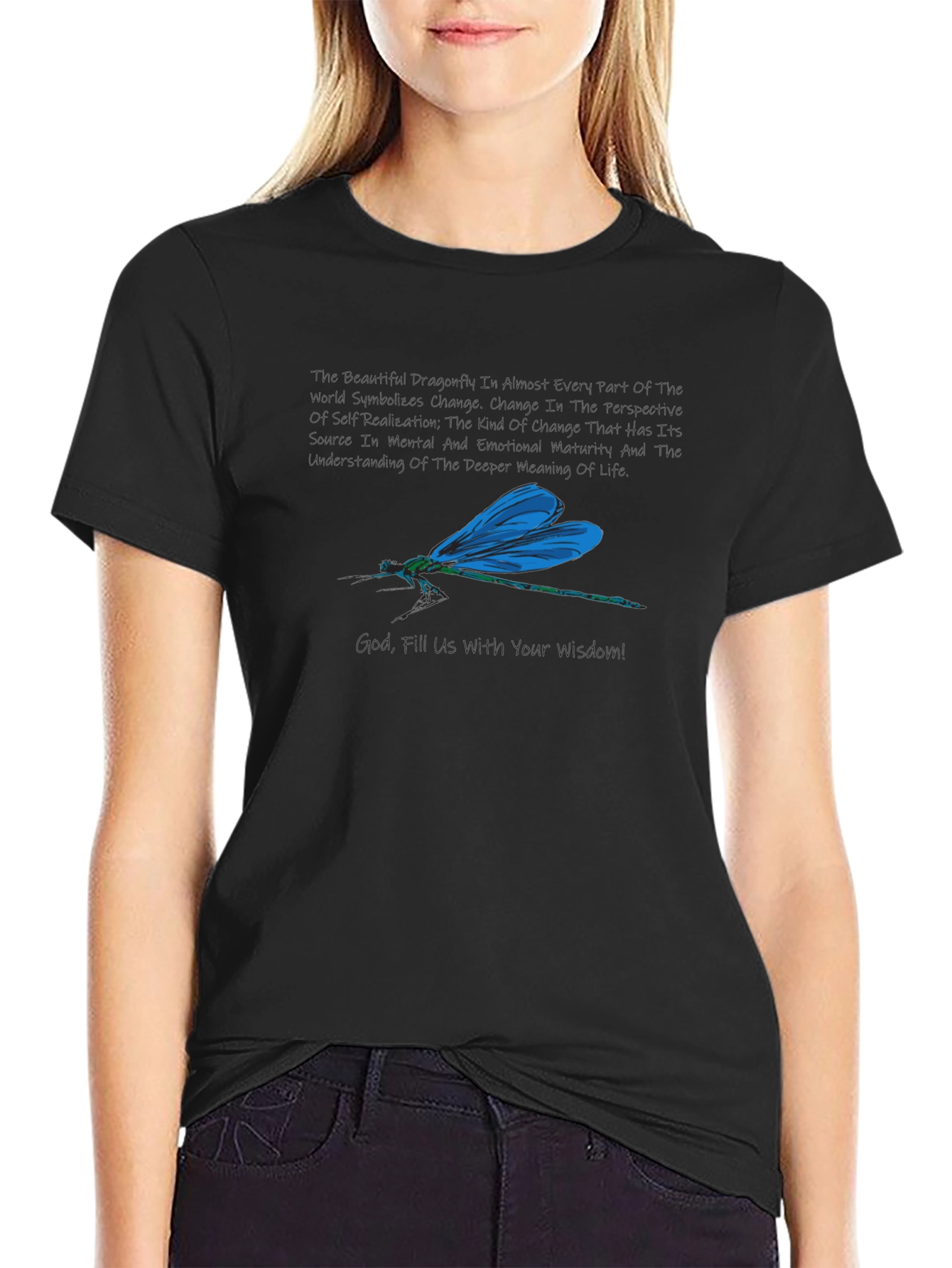 Dragonfly Wisdom Graphic T-Shirt