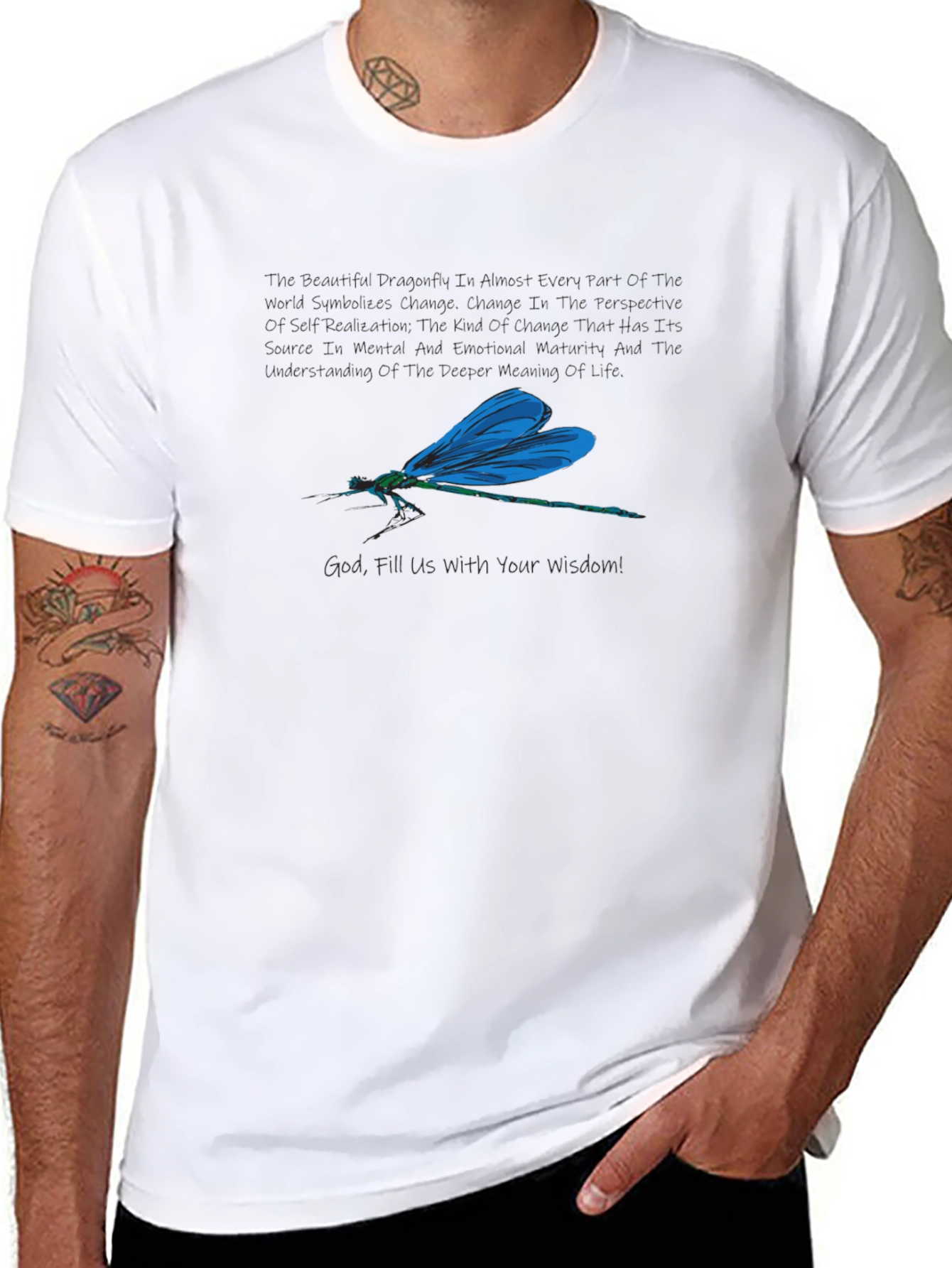 Dragonfly Wisdom Graphic T-Shirt