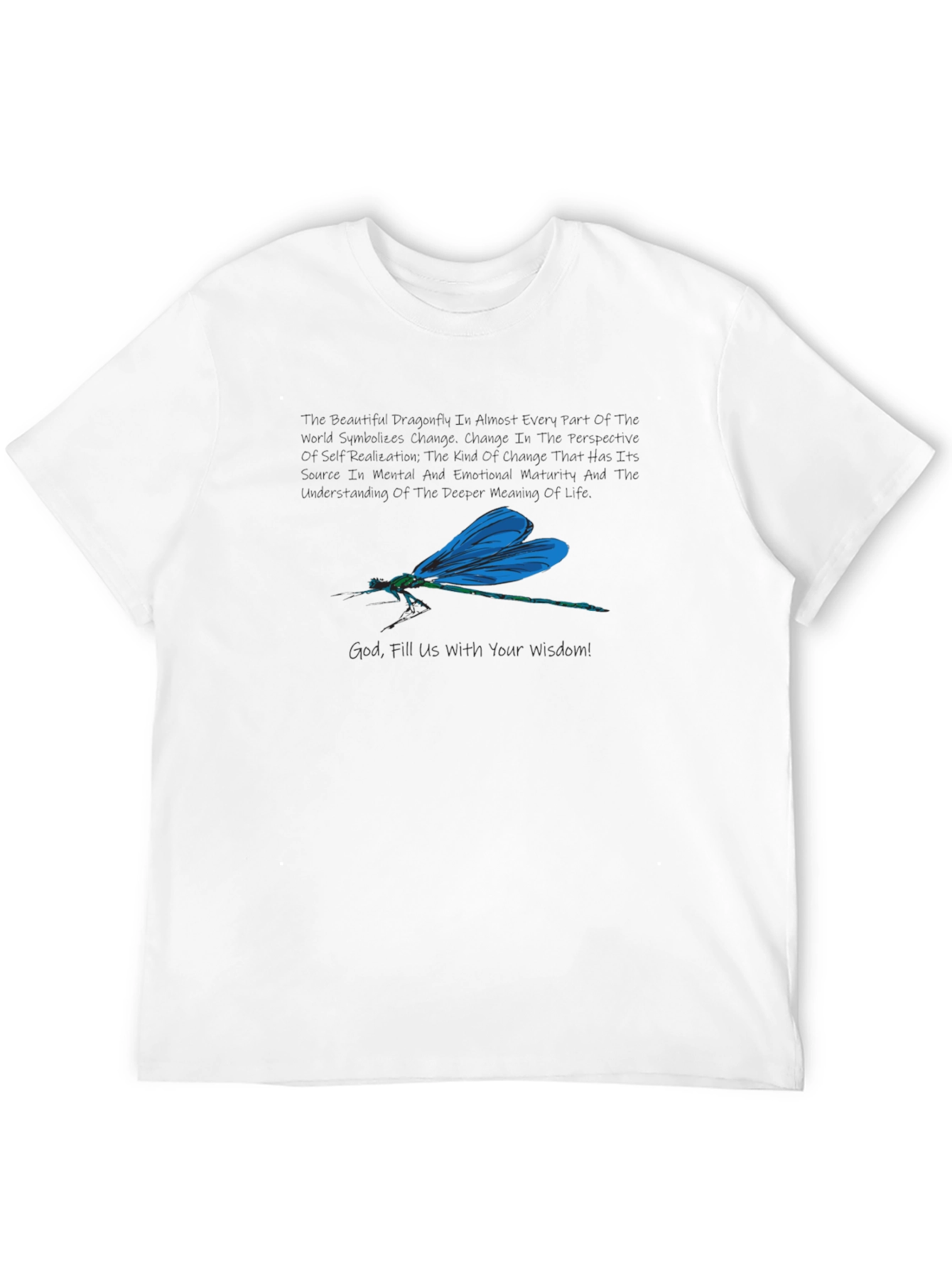 Dragonfly Wisdom Graphic T-Shirt
