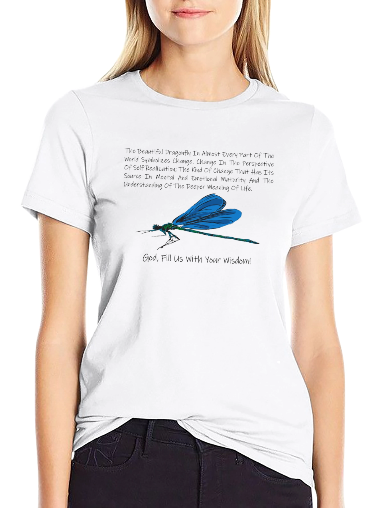 Dragonfly Wisdom Graphic T-Shirt