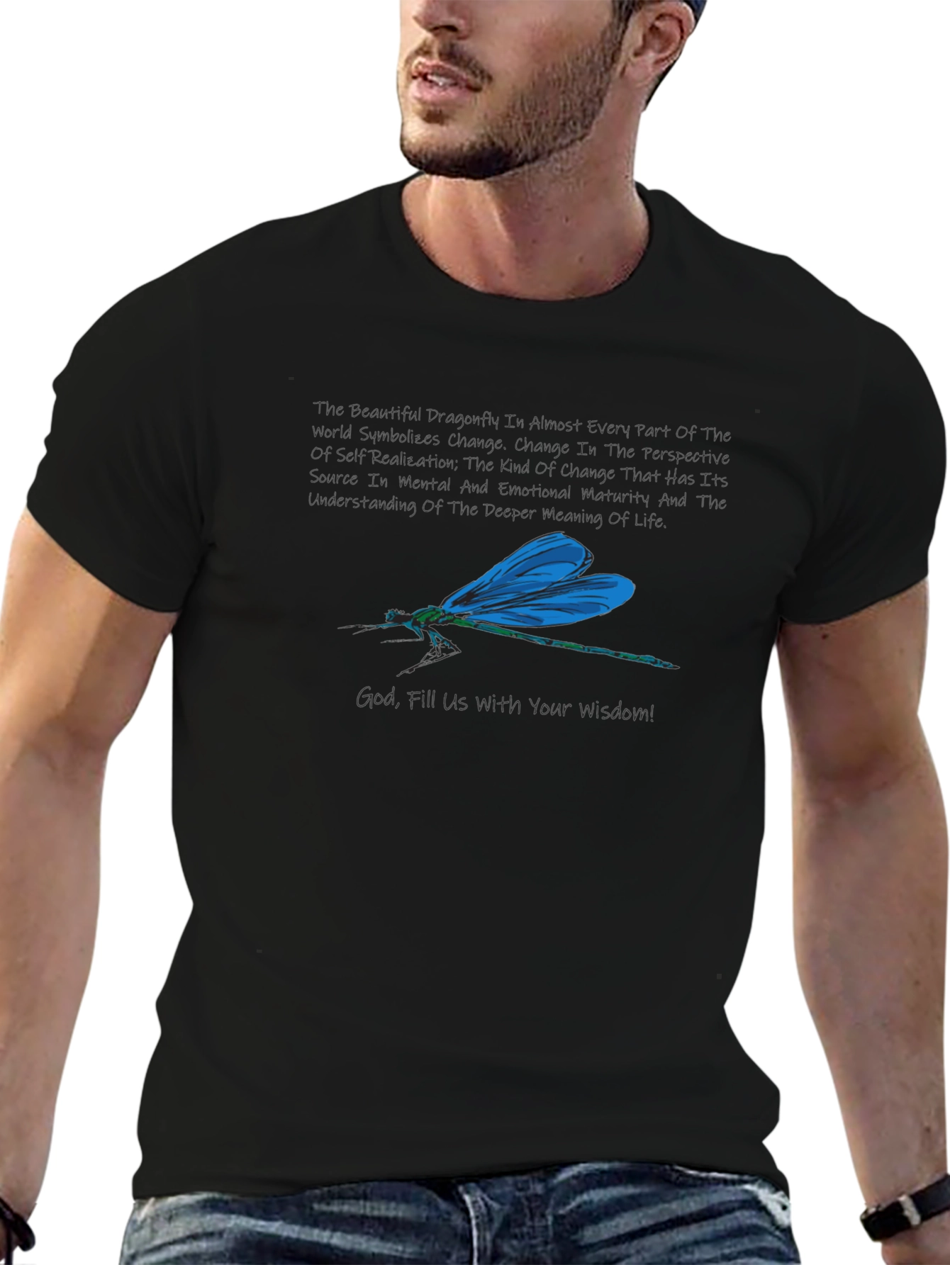 Dragonfly Wisdom Graphic T-Shirt