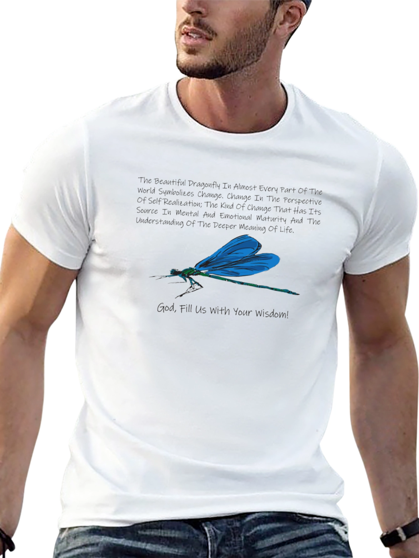 Dragonfly Wisdom Graphic T-Shirt