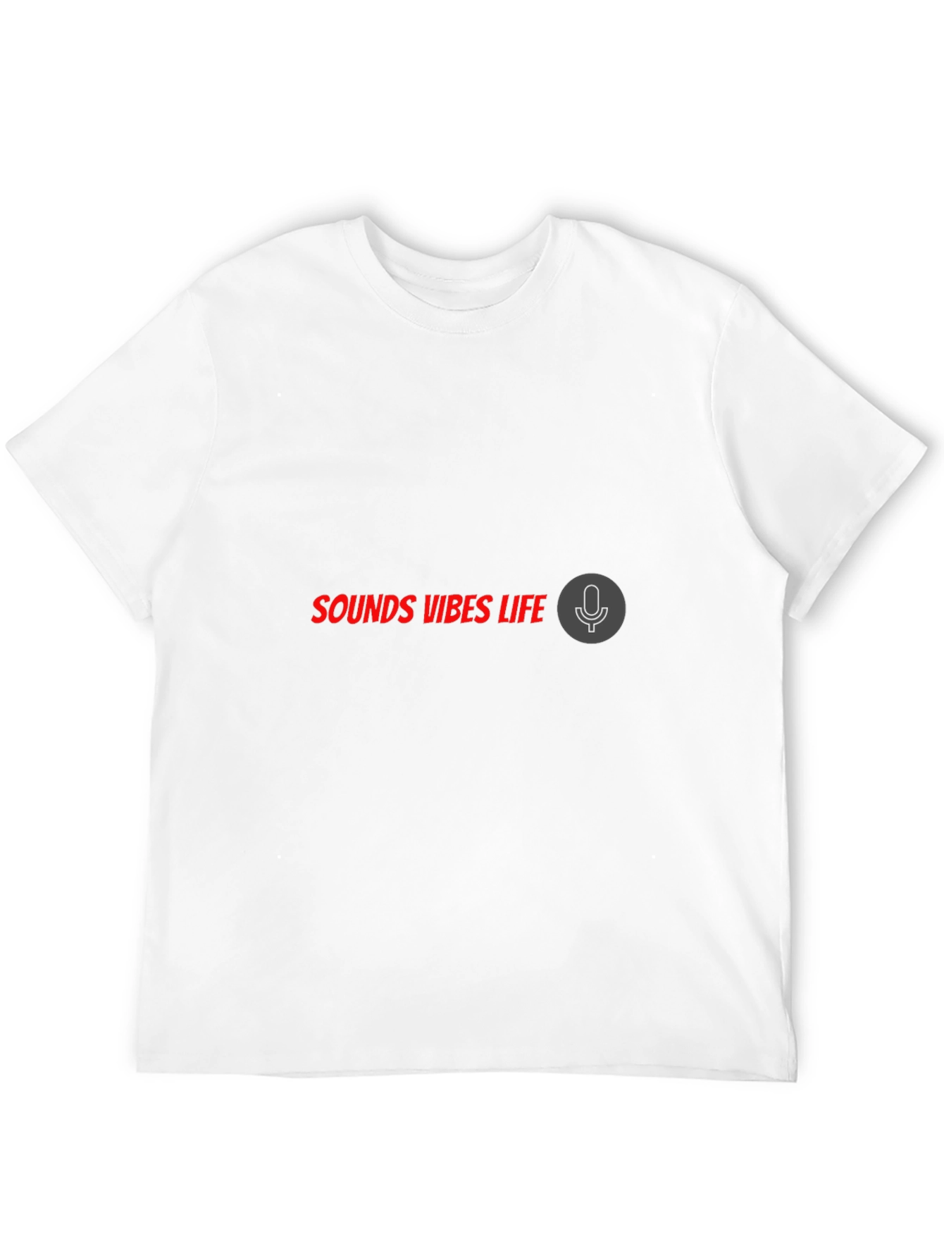 Sounds Vibes Life Black T-Shirt