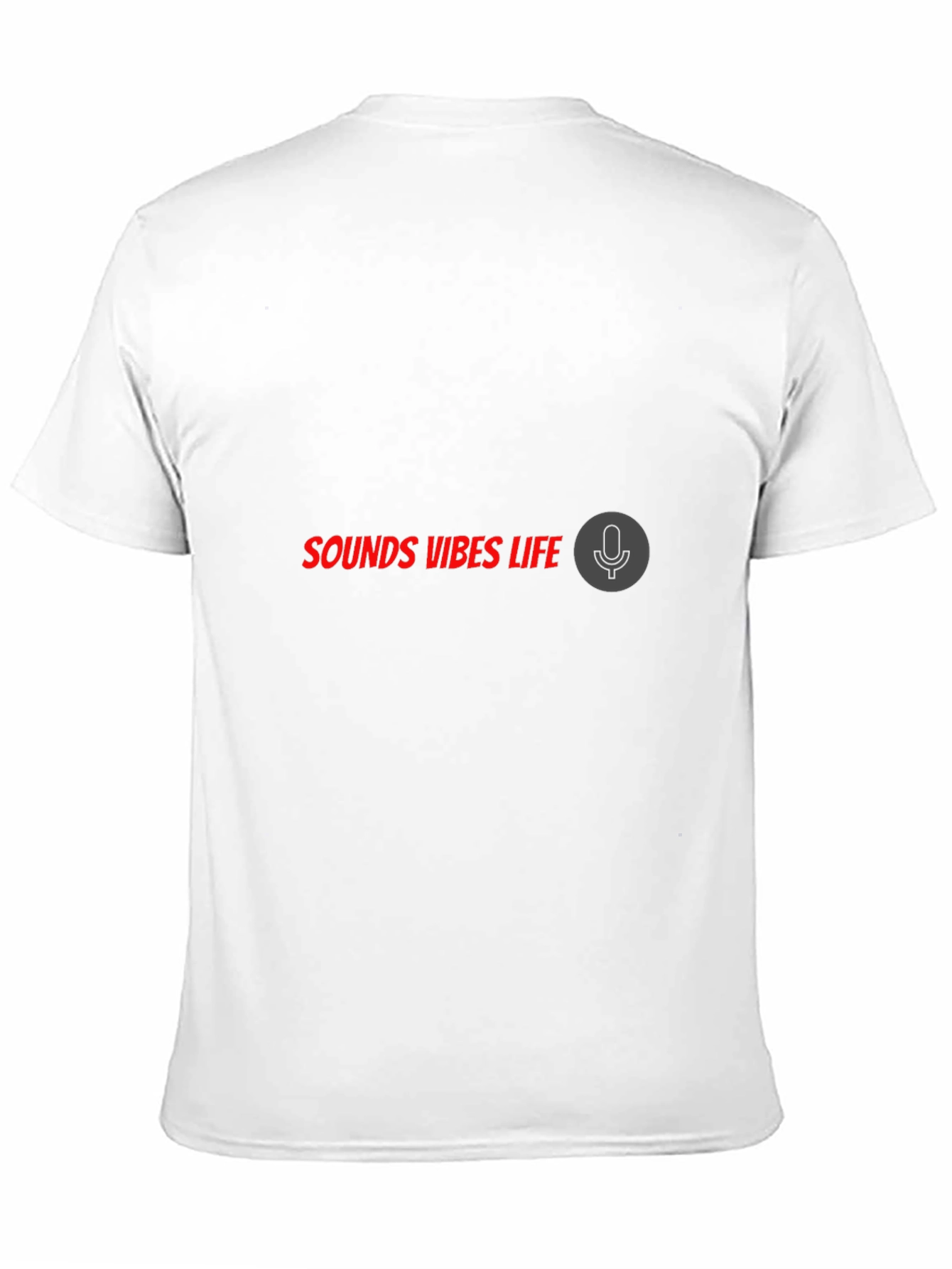 Sounds Vibes Life Black T-Shirt
