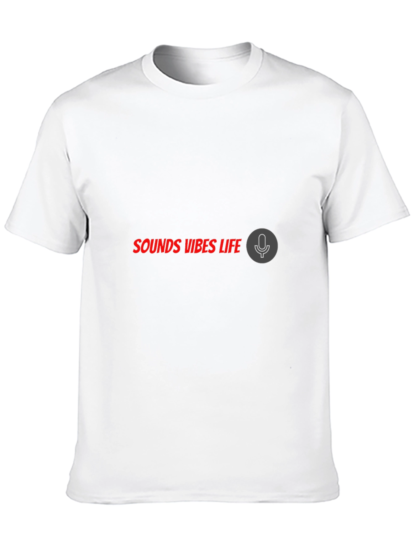 Sounds Vibes Life Black T-Shirt