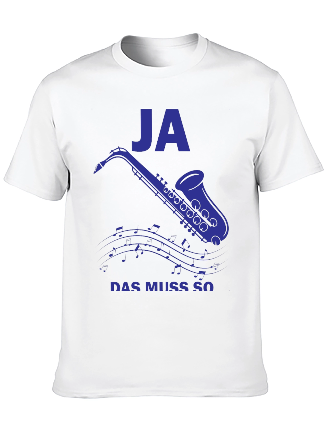 JA Saxophone Mens Black Graphic Tee