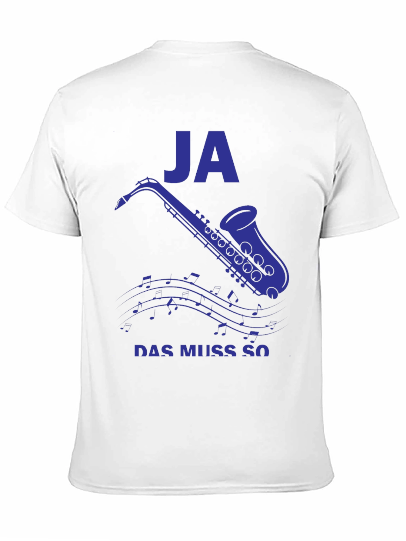 JA Saxophone Mens Black Graphic Tee