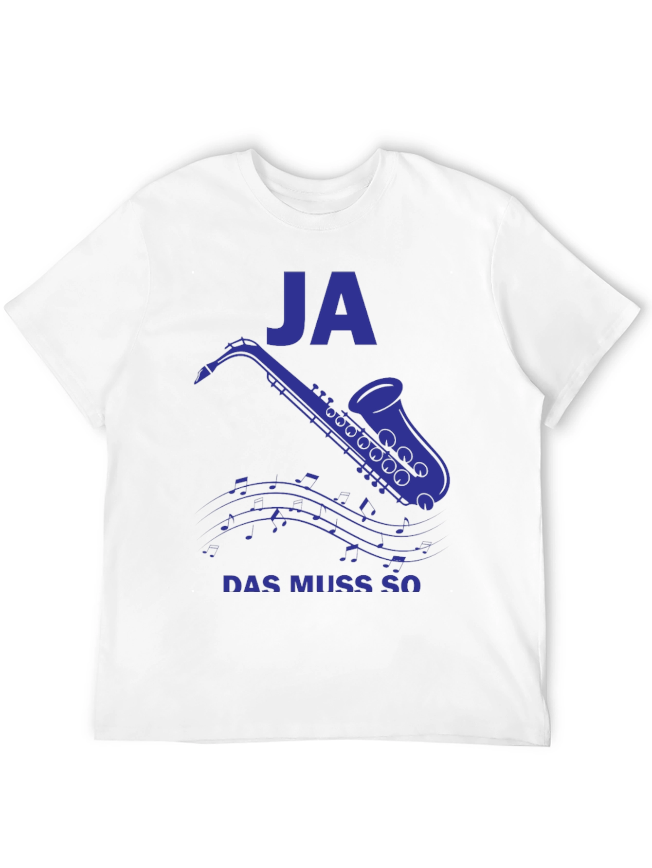 JA Saxophone Mens Black Graphic Tee