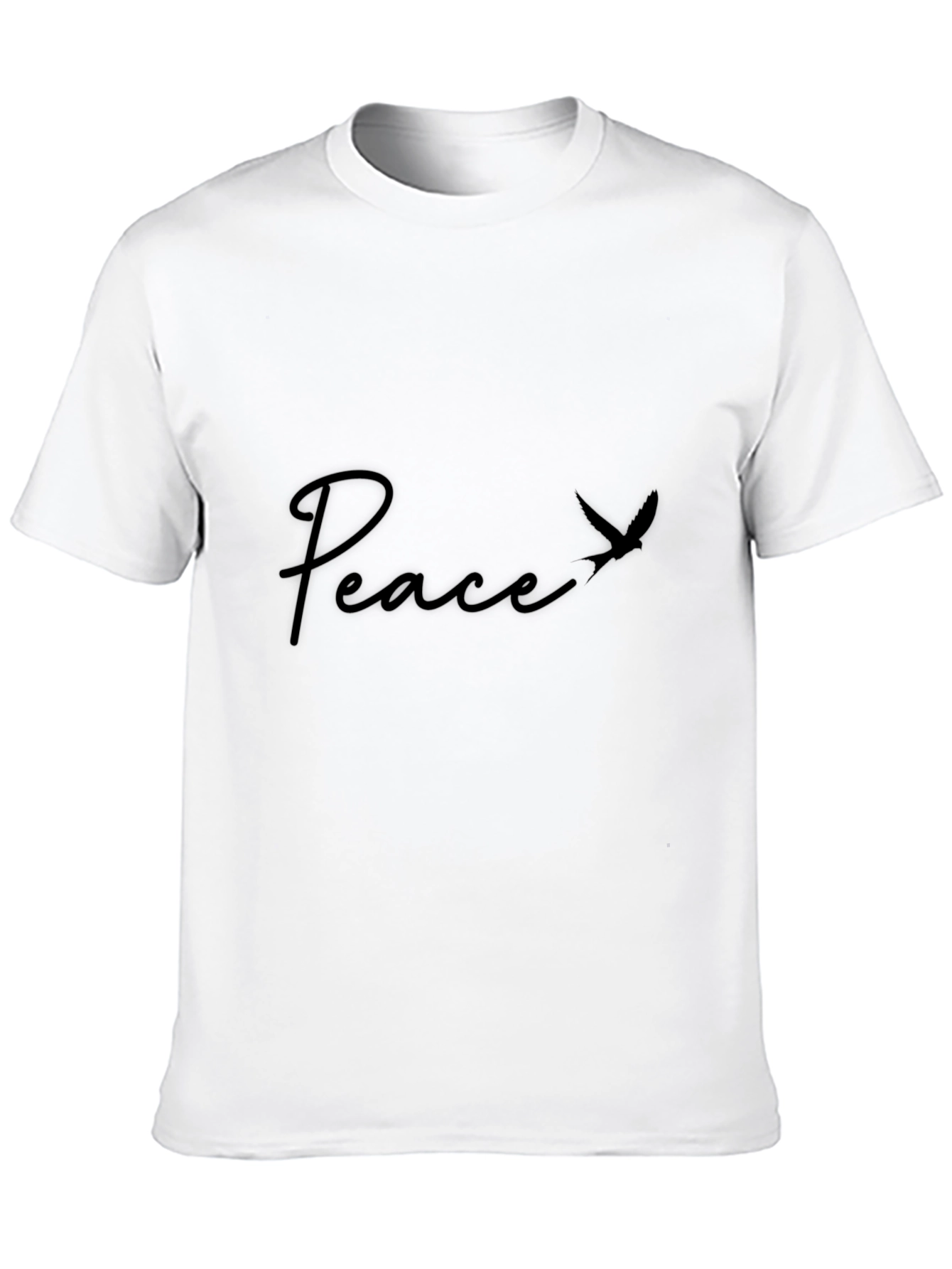 Peace Graphic T-Shirt - Mens Black Tee