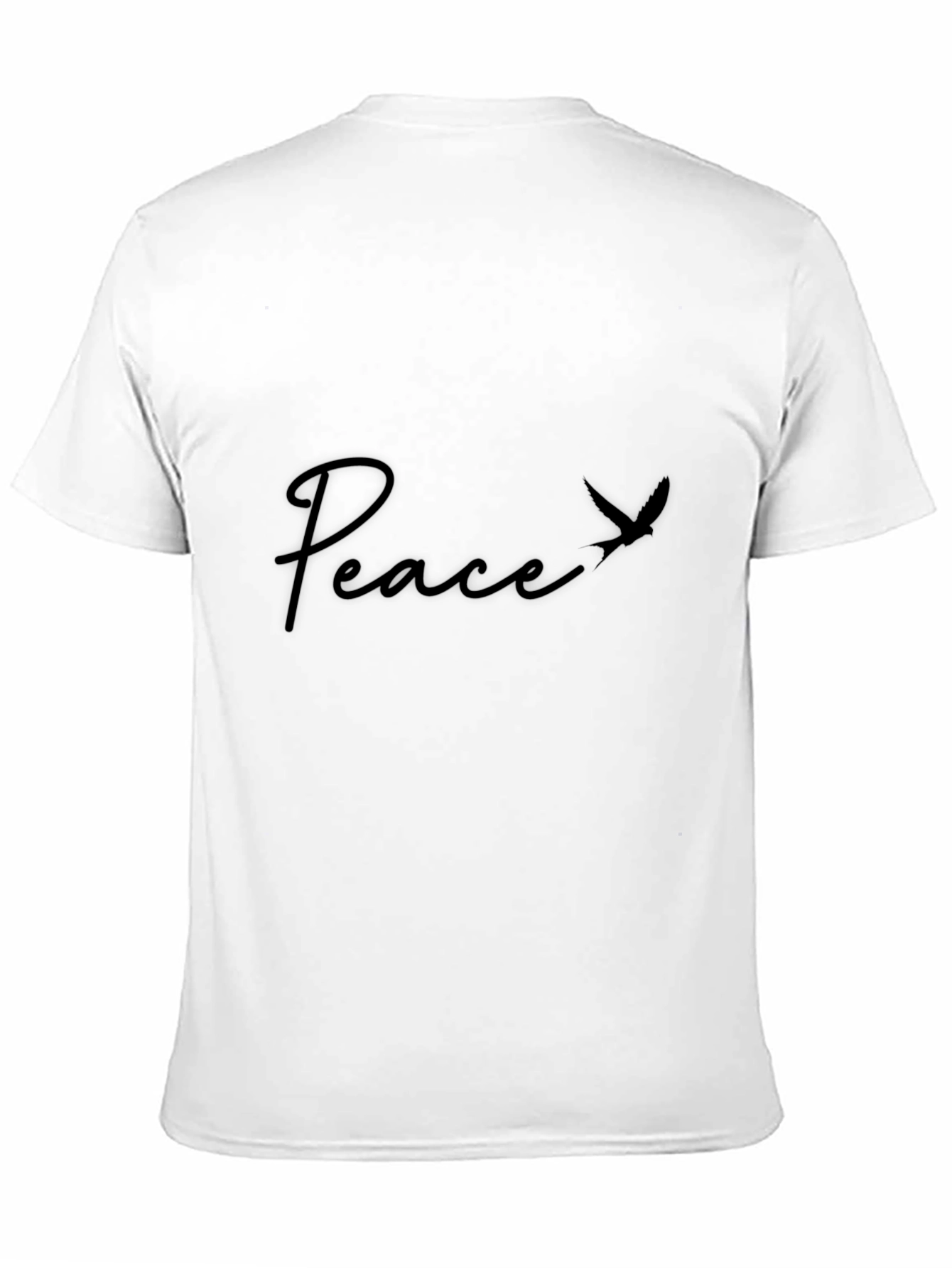 Peace Graphic T-Shirt - Mens Black Tee