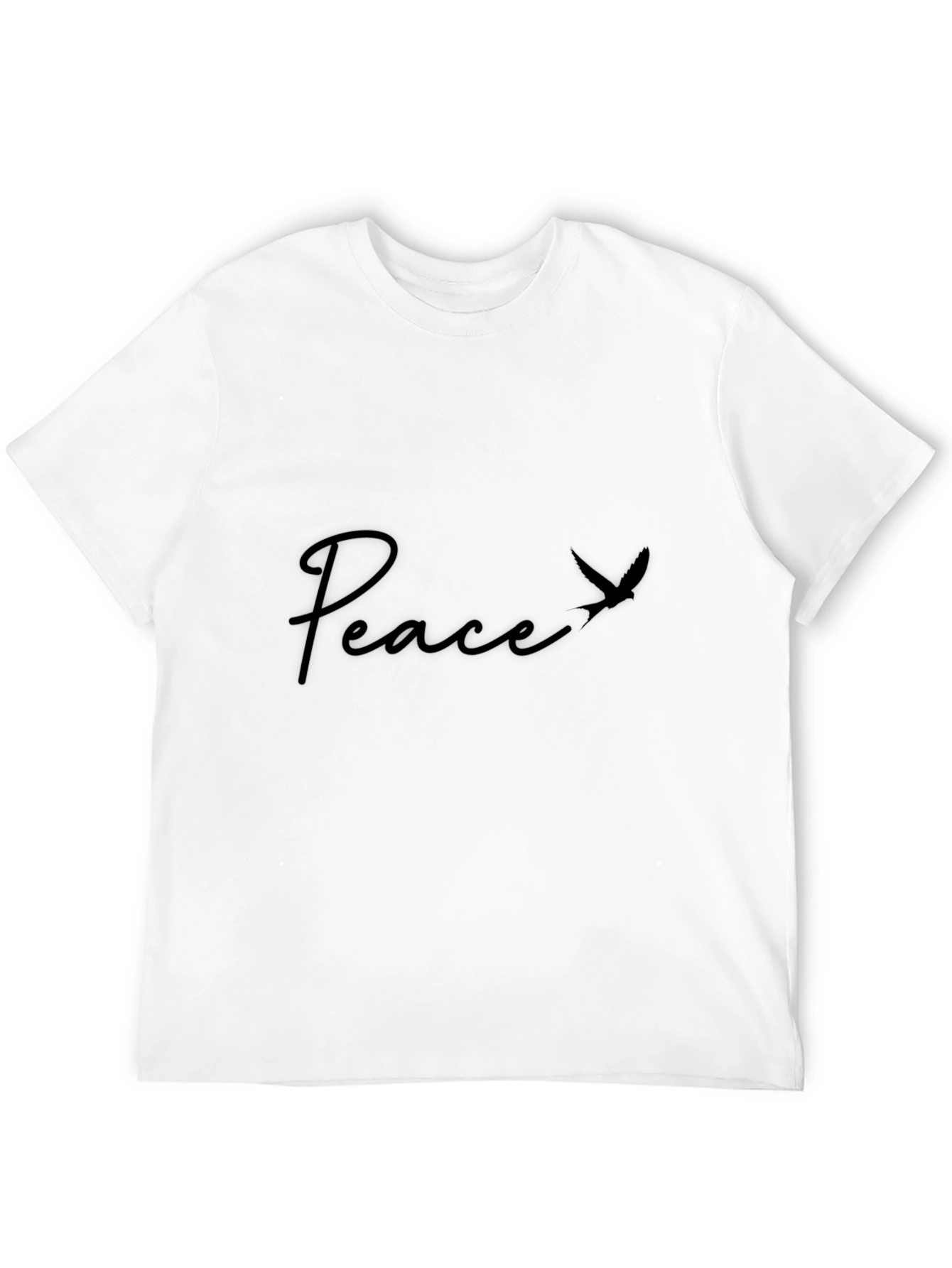 Peace Graphic T-Shirt - Mens Black Tee