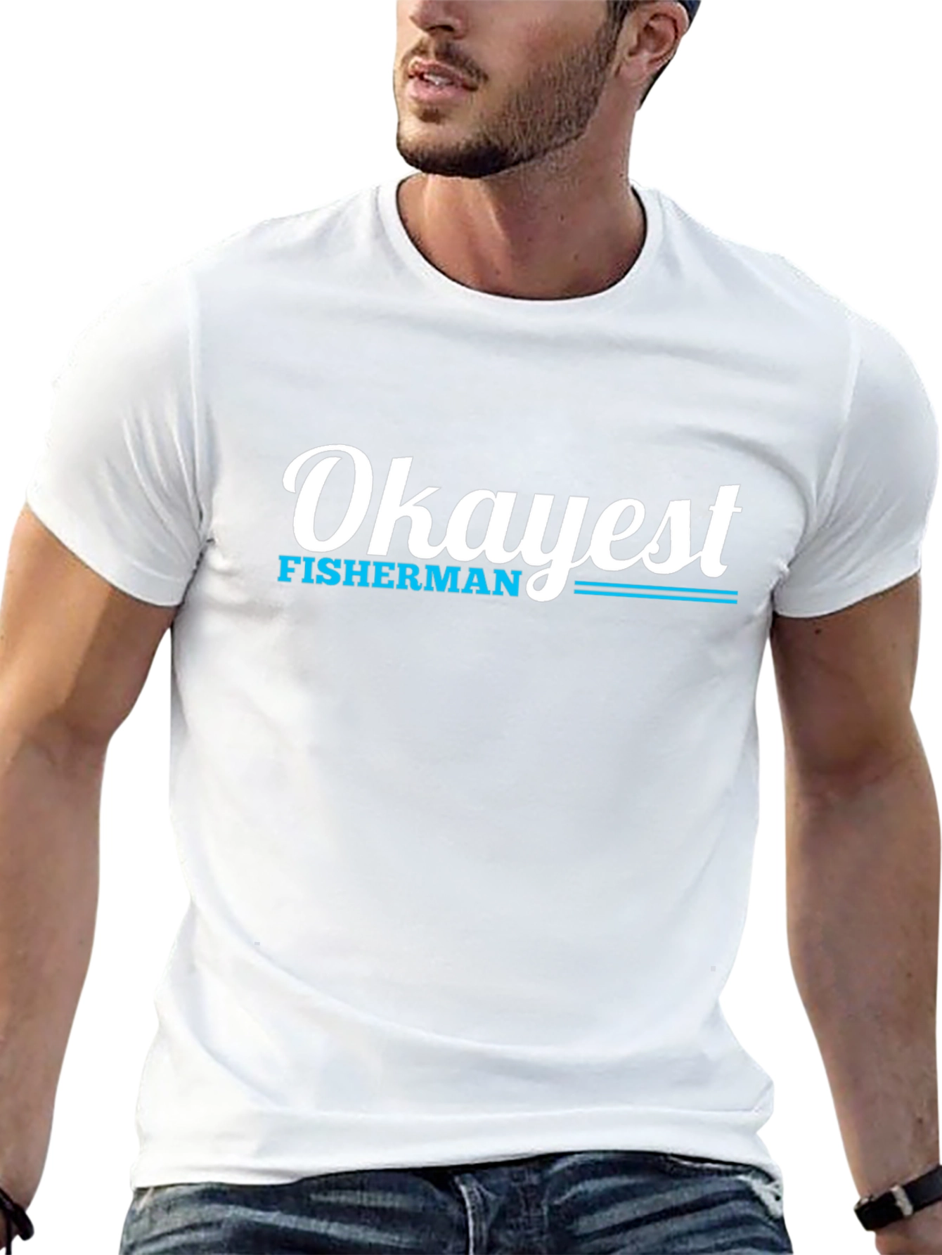 Okayest Fisherman Graphic Tee