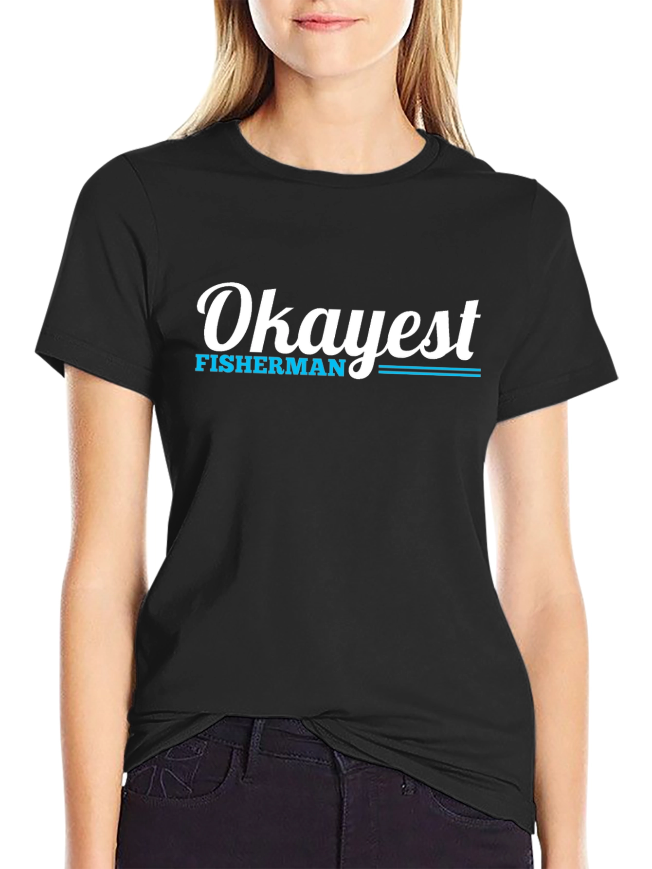 Okayest Fisherman Graphic Tee