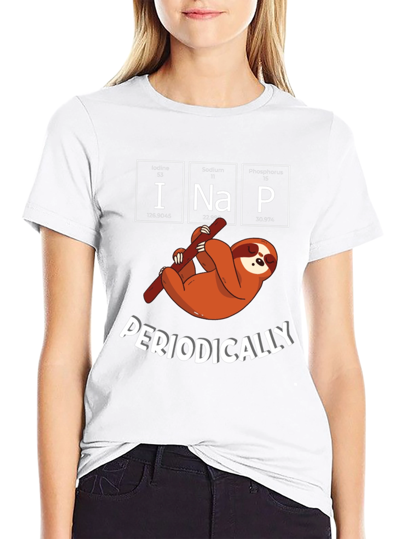 InaP Sloth Periodically T-Shirt