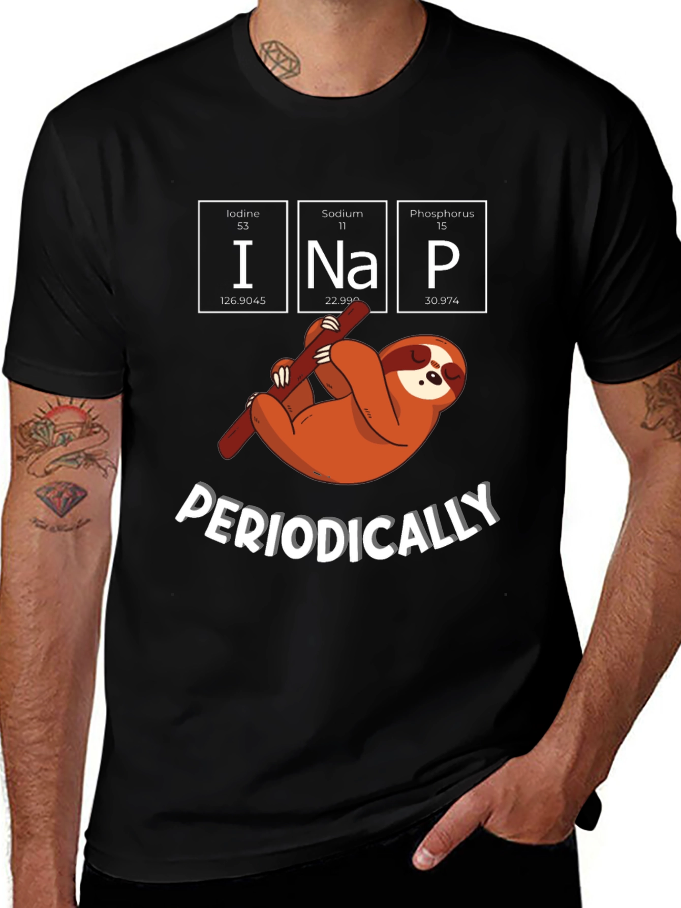 InaP Sloth Periodically T-Shirt