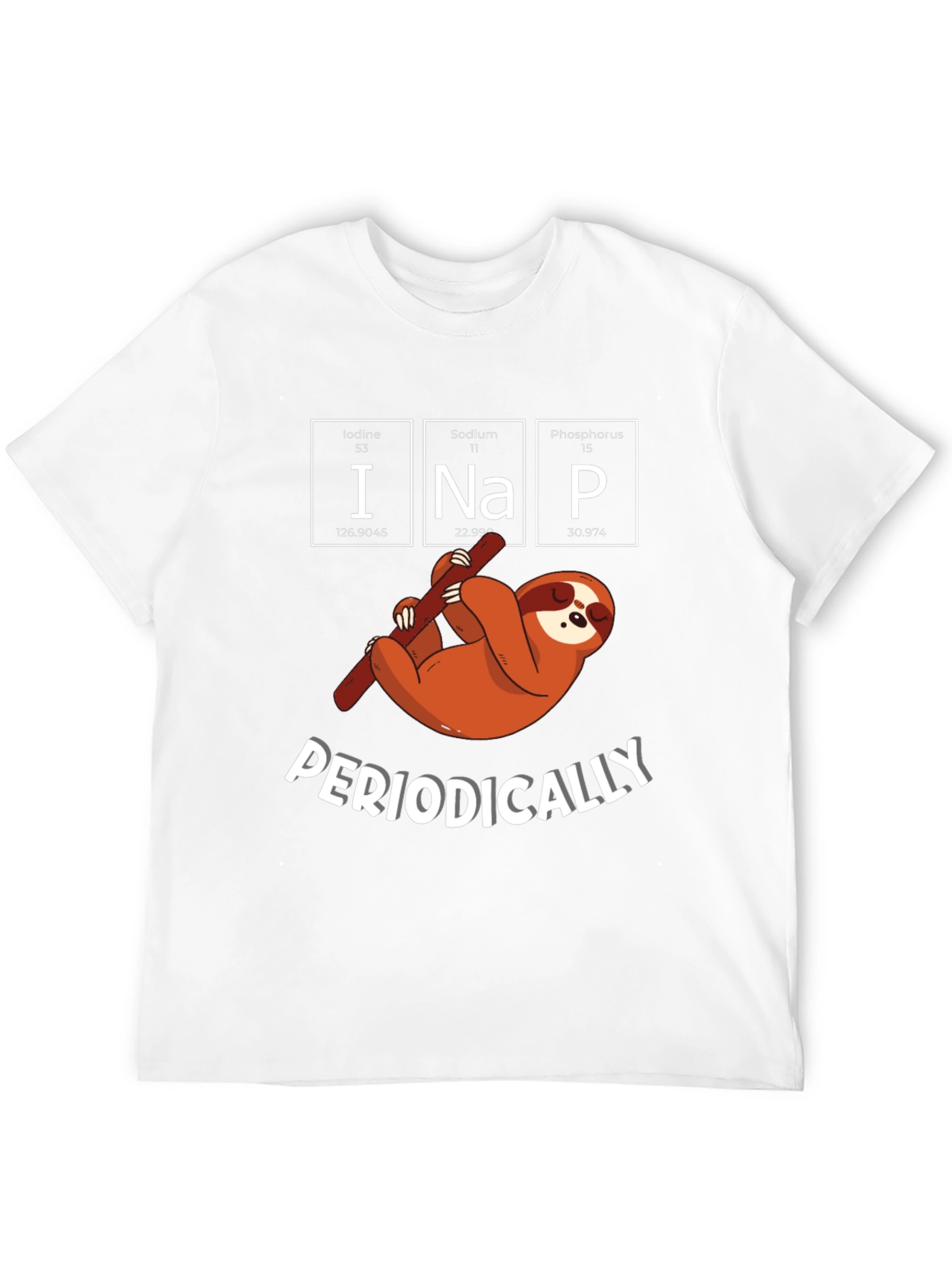 InaP Sloth Periodically T-Shirt