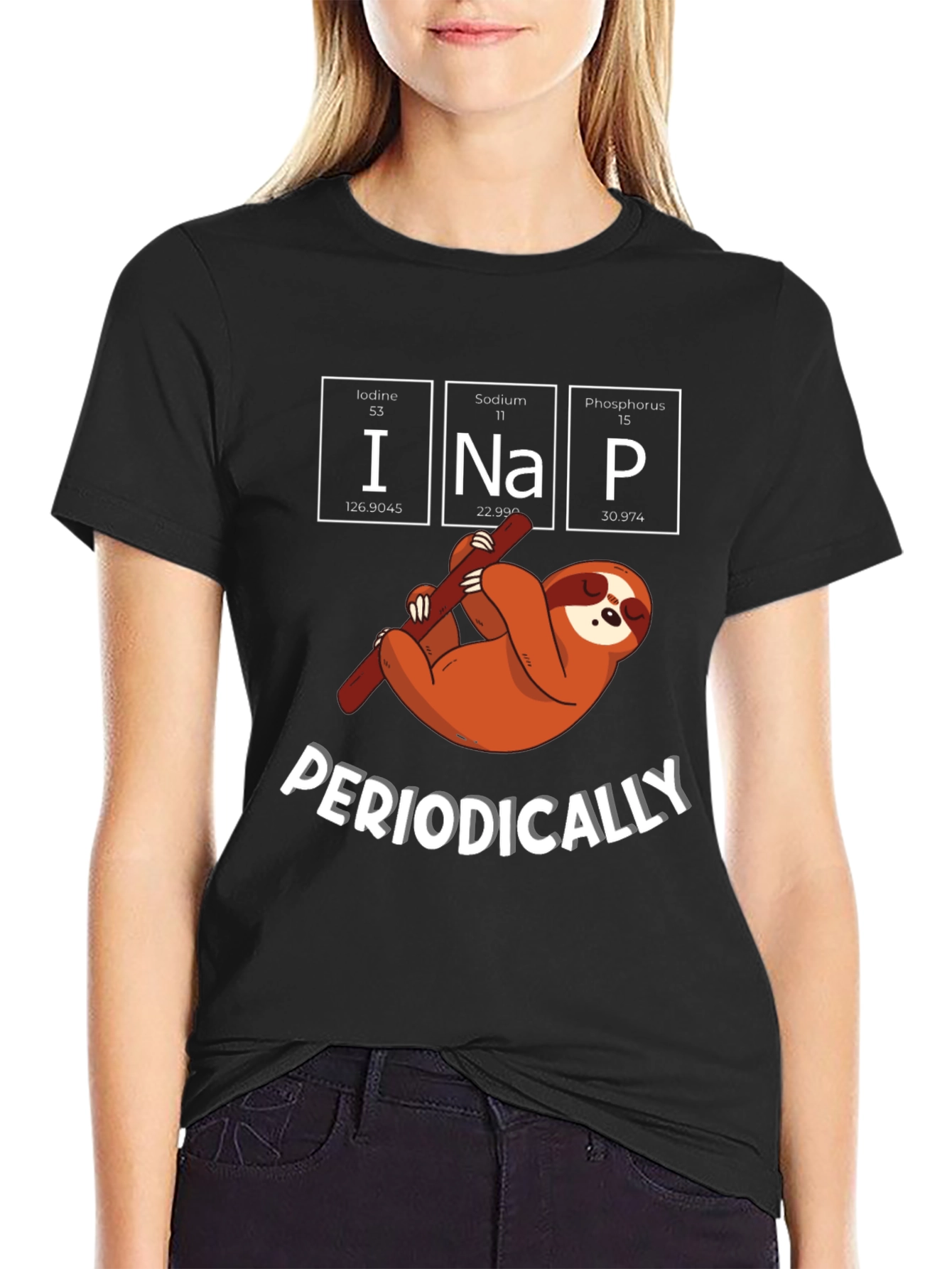 InaP Sloth Periodically T-Shirt