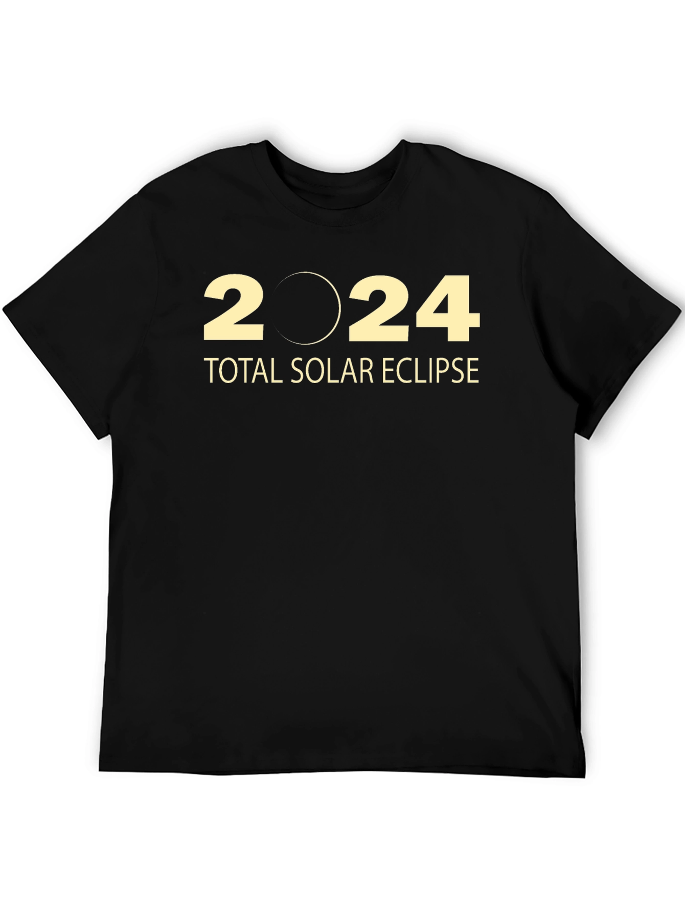 2024 Total Solar Eclipse Black T-Shirt