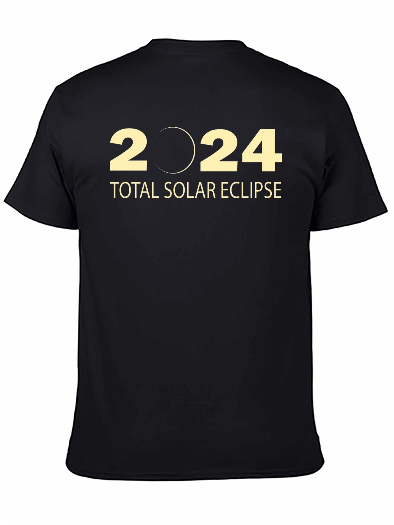 2024 Total Solar Eclipse Black T-Shirt