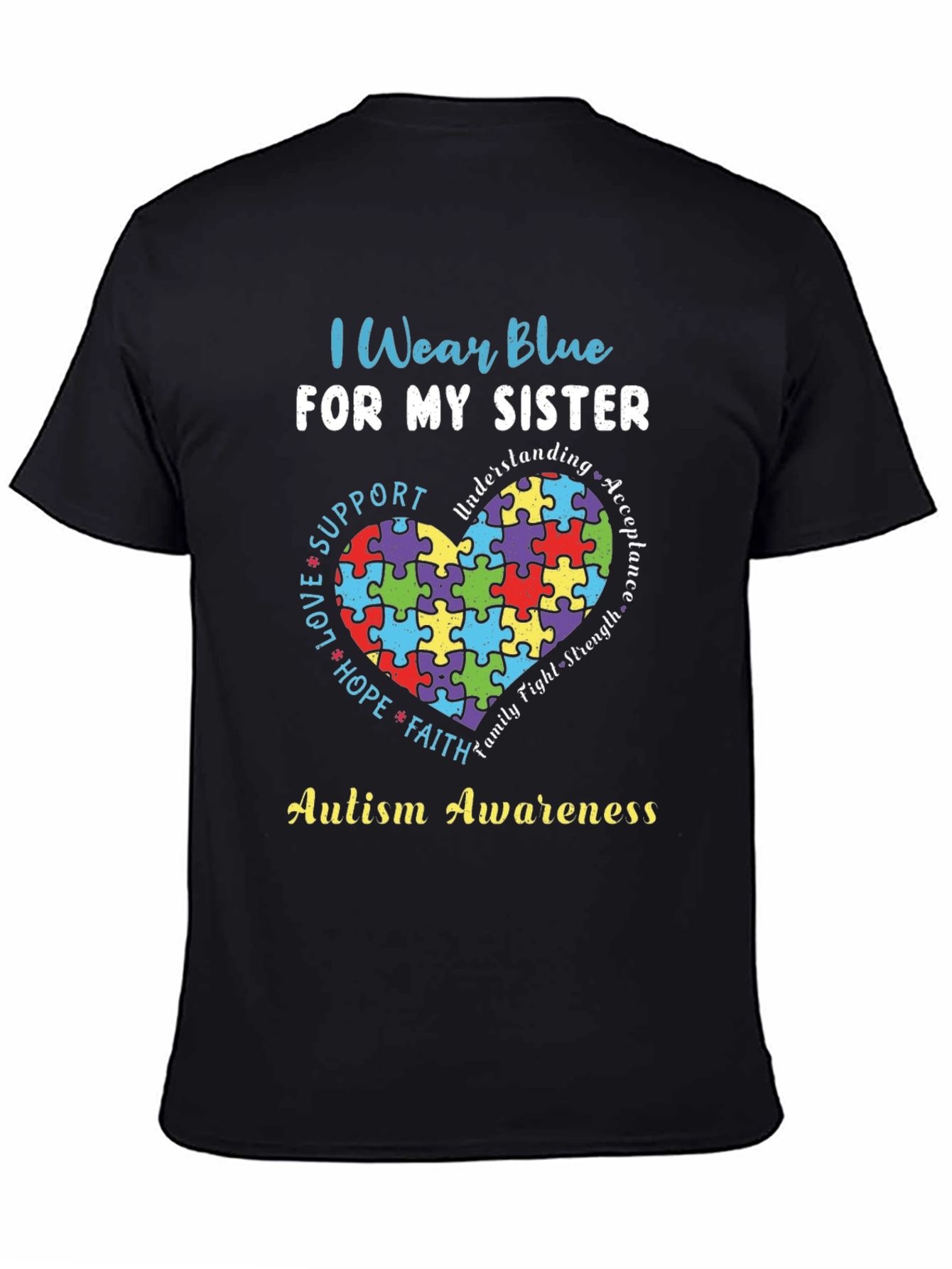Autism Awareness Sister T-Shirt