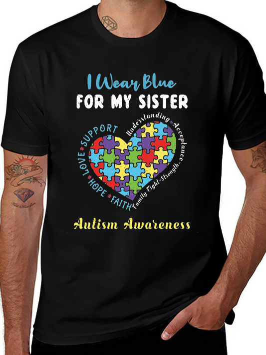 Autism Awareness Sister T-Shirt