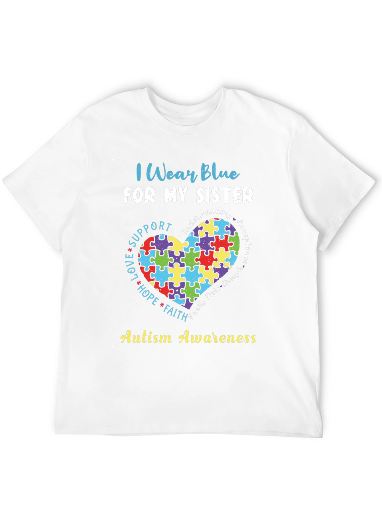 Autism Awareness Sister T-Shirt