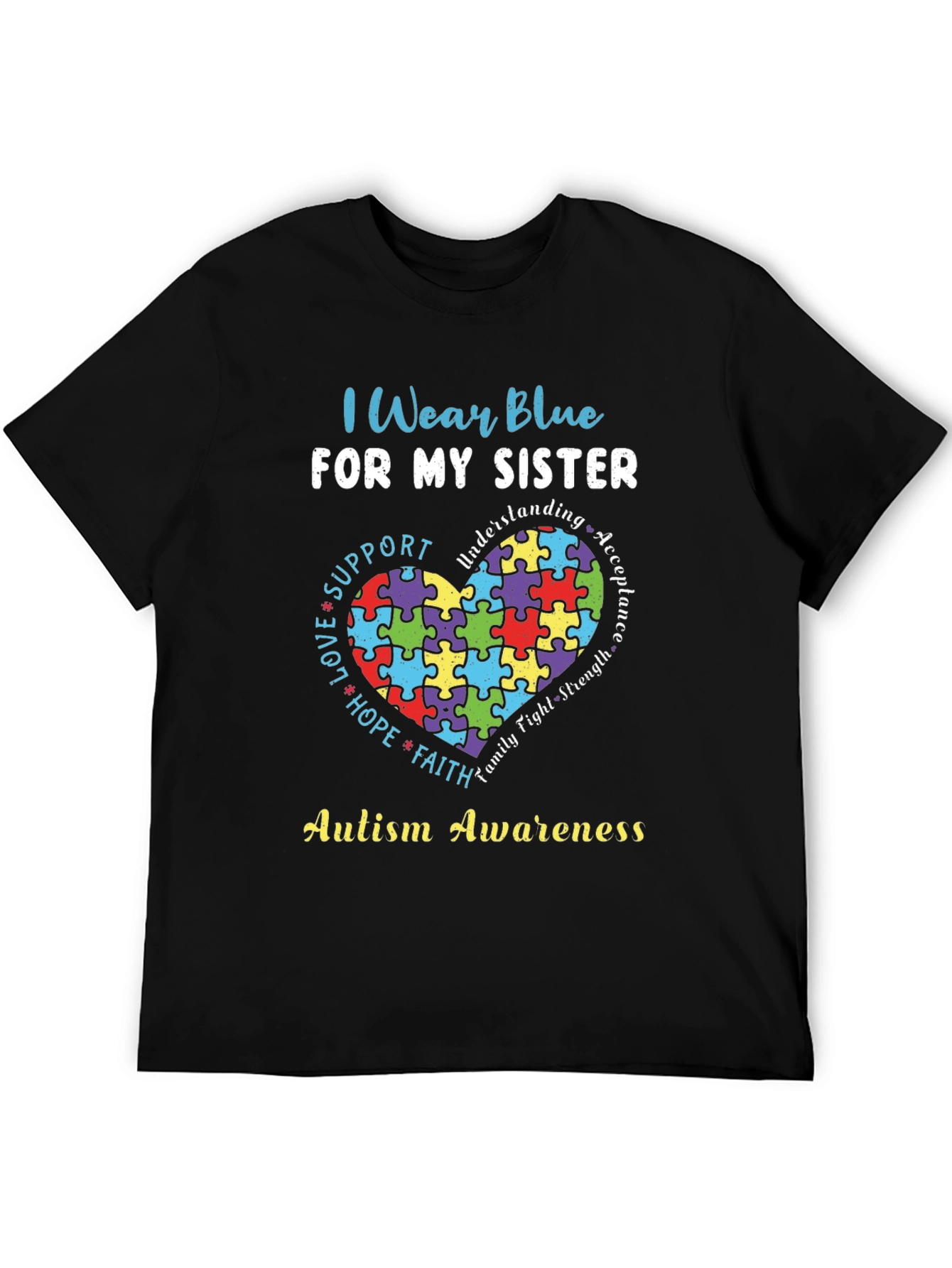 Autism Awareness Sister T-Shirt