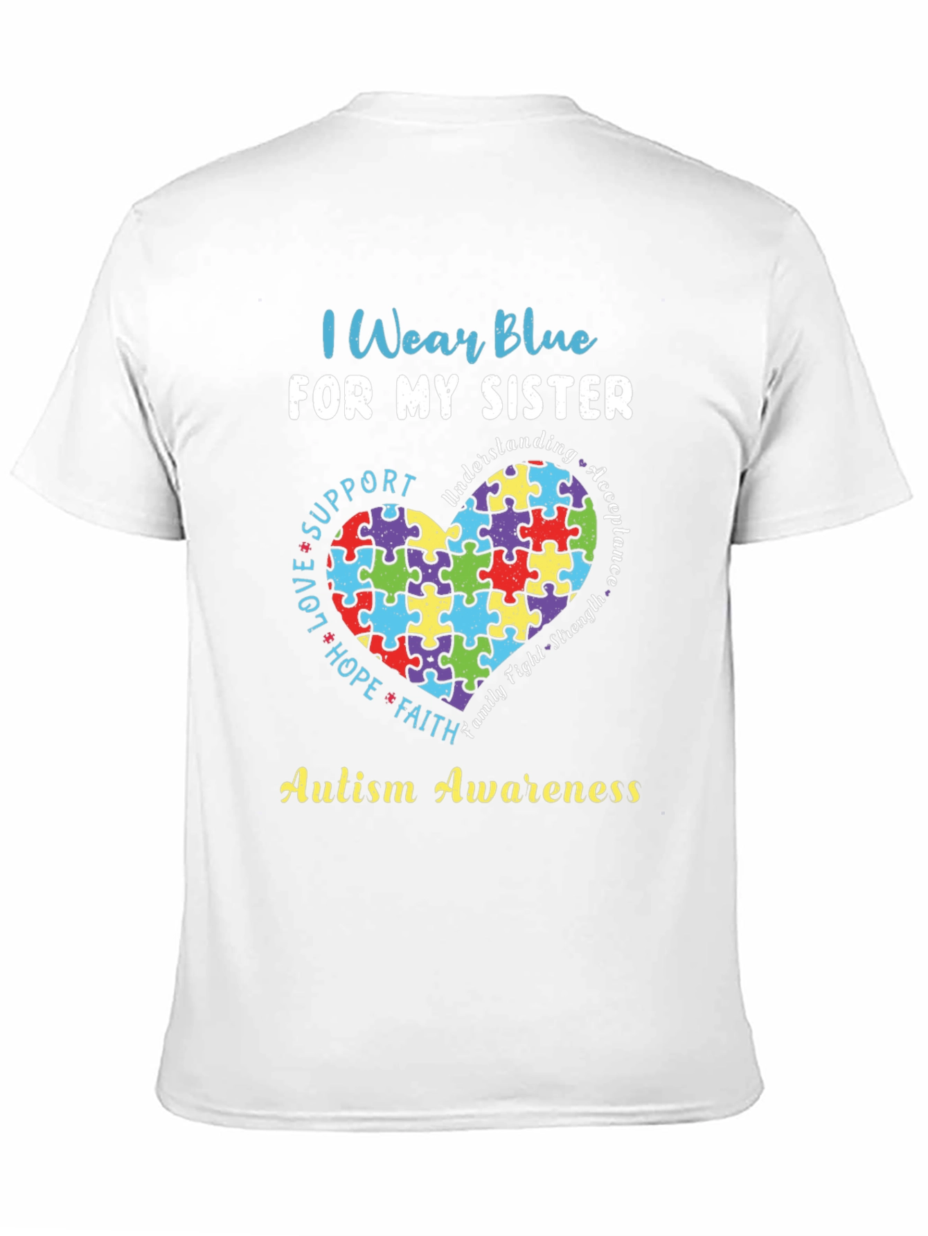 Autism Awareness Sister T-Shirt