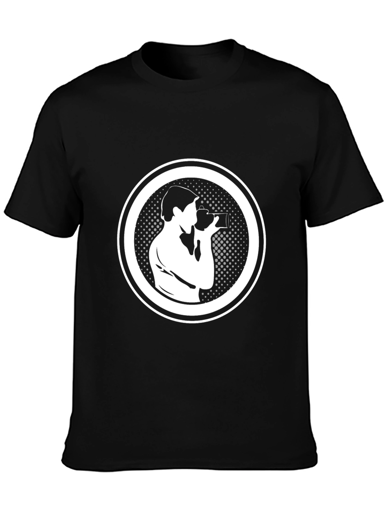 Photographer Graphic Black T-Shirt