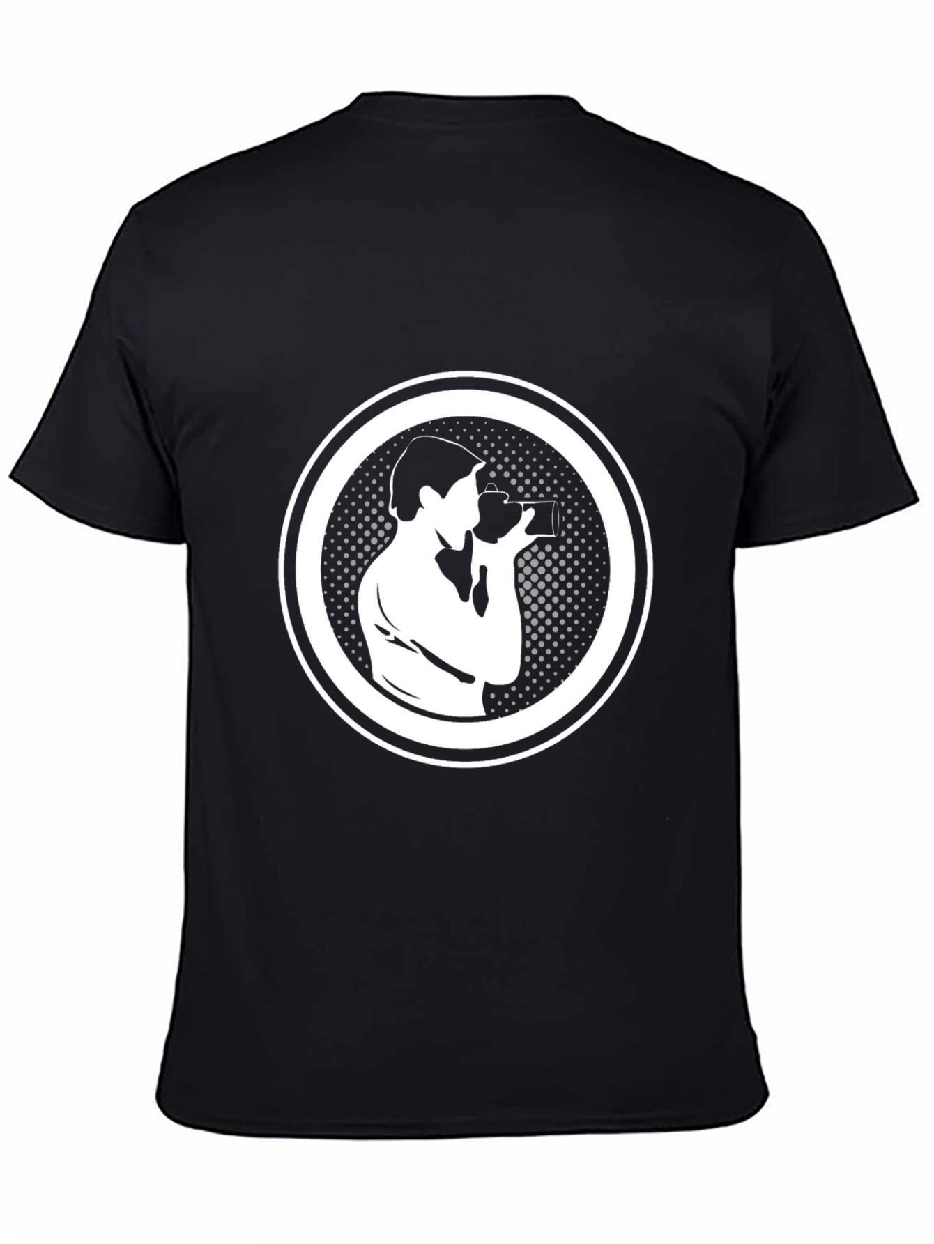 Photographer Graphic Black T-Shirt