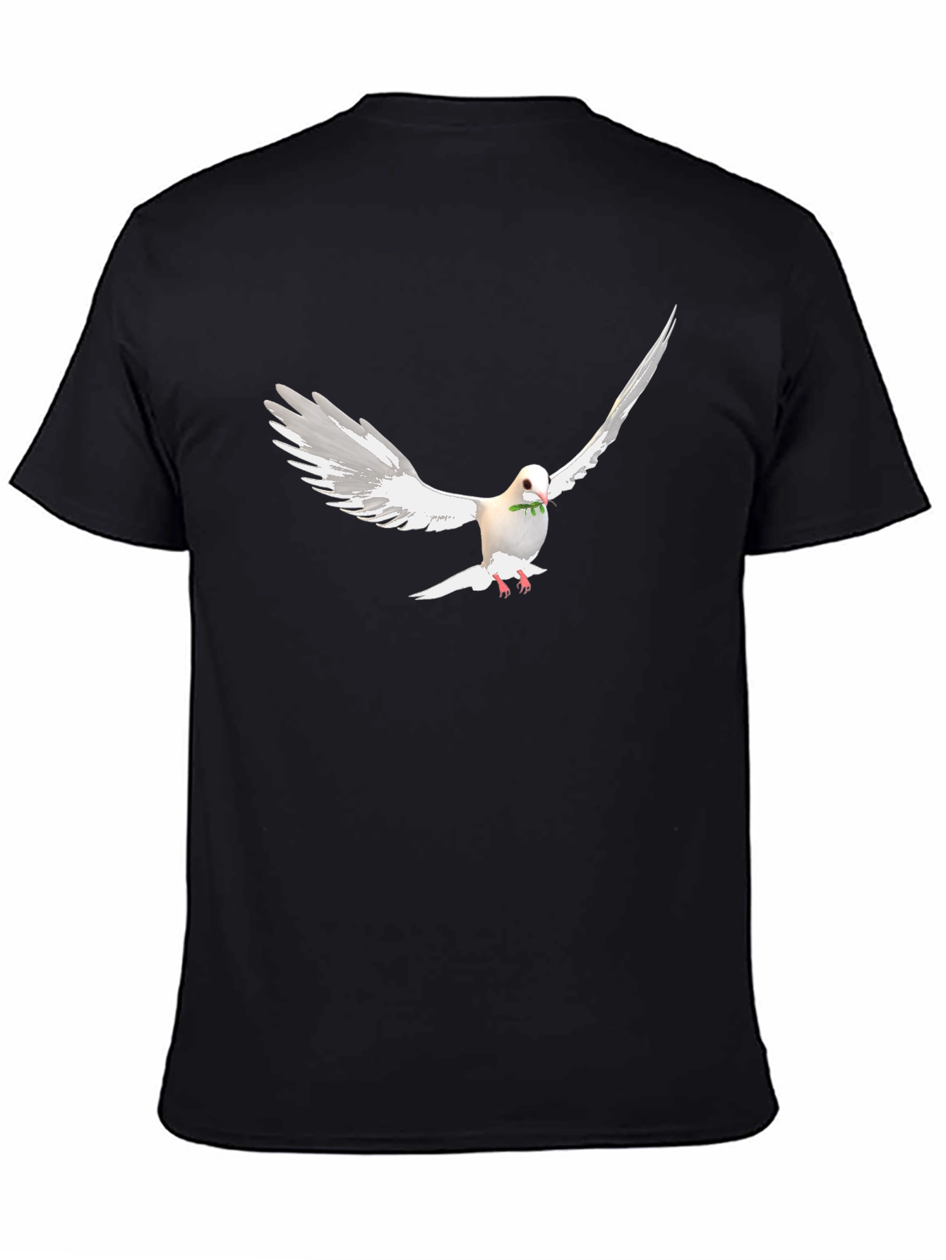 Dove Peace Graphic Black T-Shirt