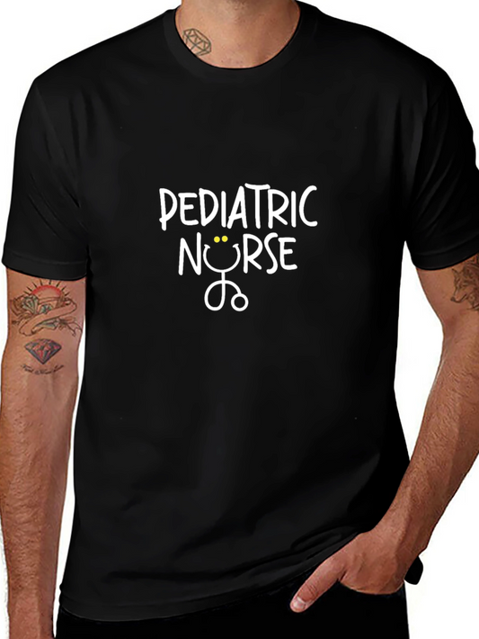 Pediatric Nurse T-Shirt - Cute Stethoscope Design