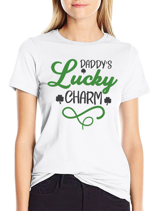 Daddys Lucky Charm St. Patricks Day Graphic Tee