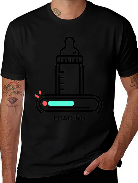 Baby Bottle Loading T-Shirt - New Parent Apparel