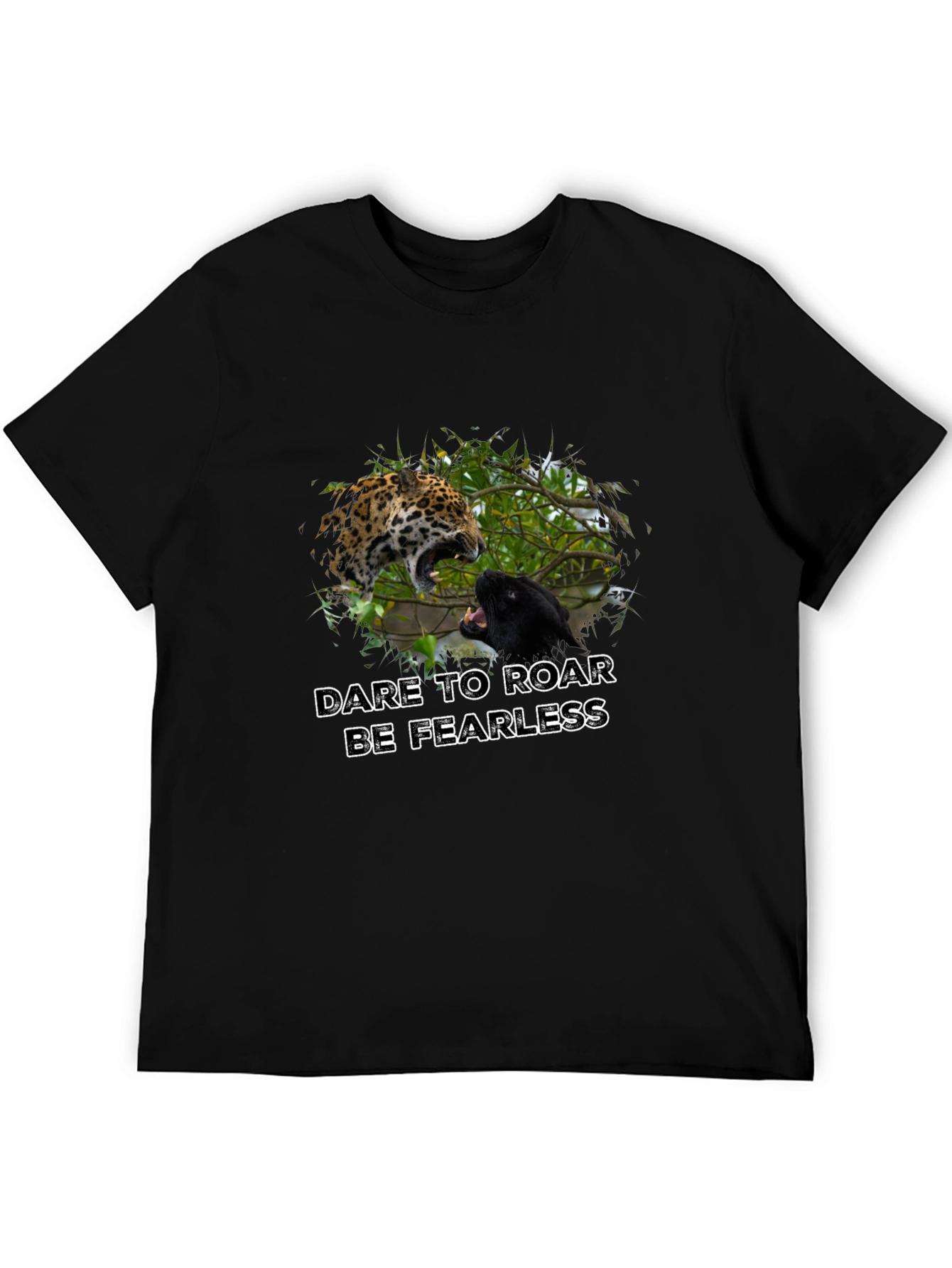 Dare to Roar Tee - Jaguar & Panther Graphic