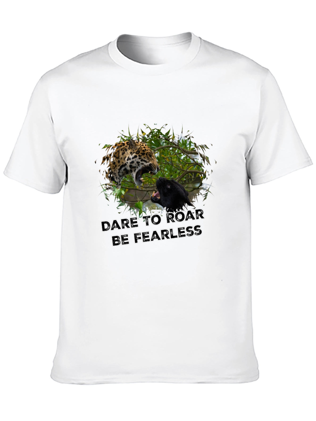 Dare to Roar Tee - Jaguar & Panther Graphic