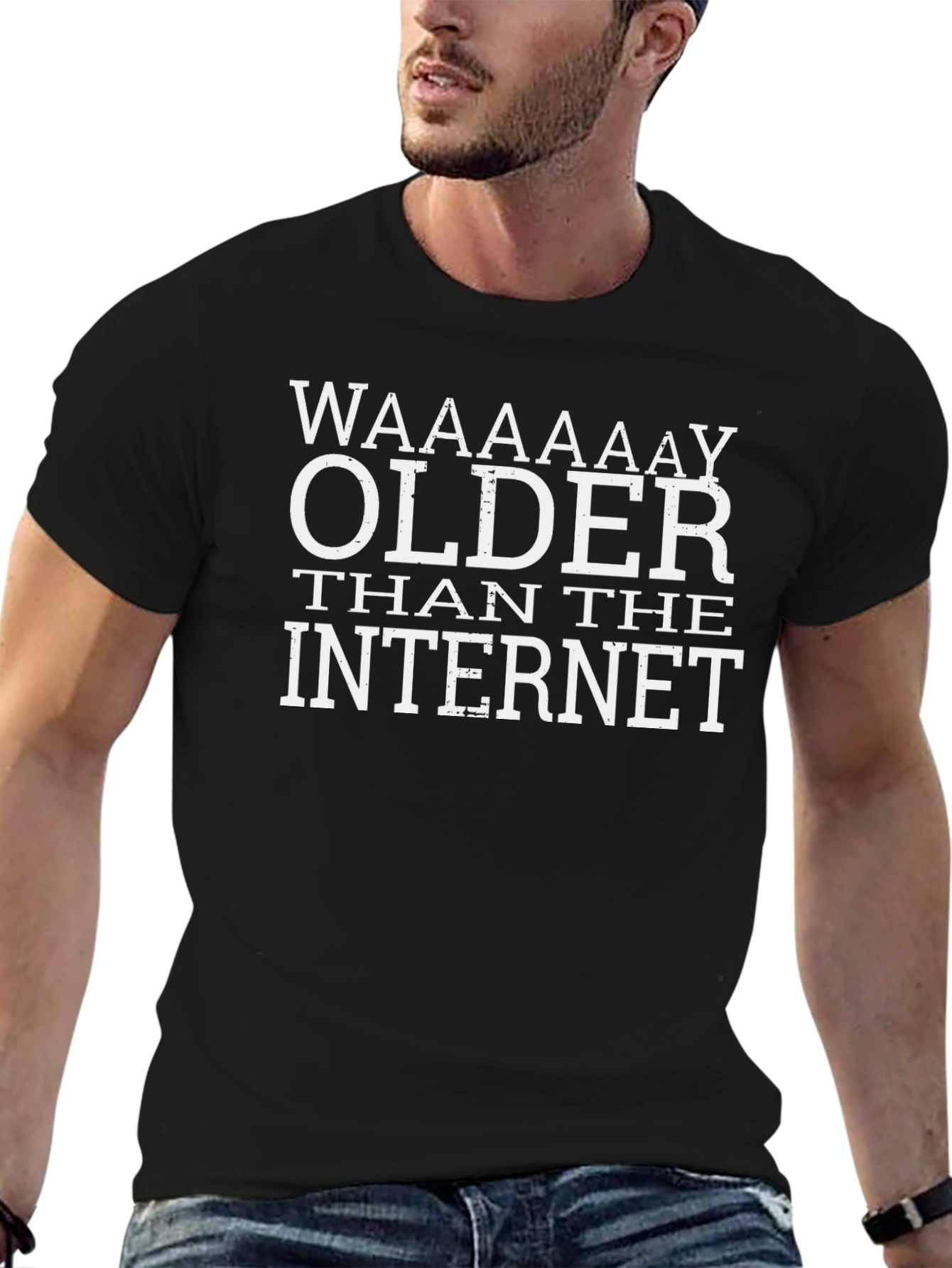WAAAAAAAY Older Than the Internet Graphic Tee